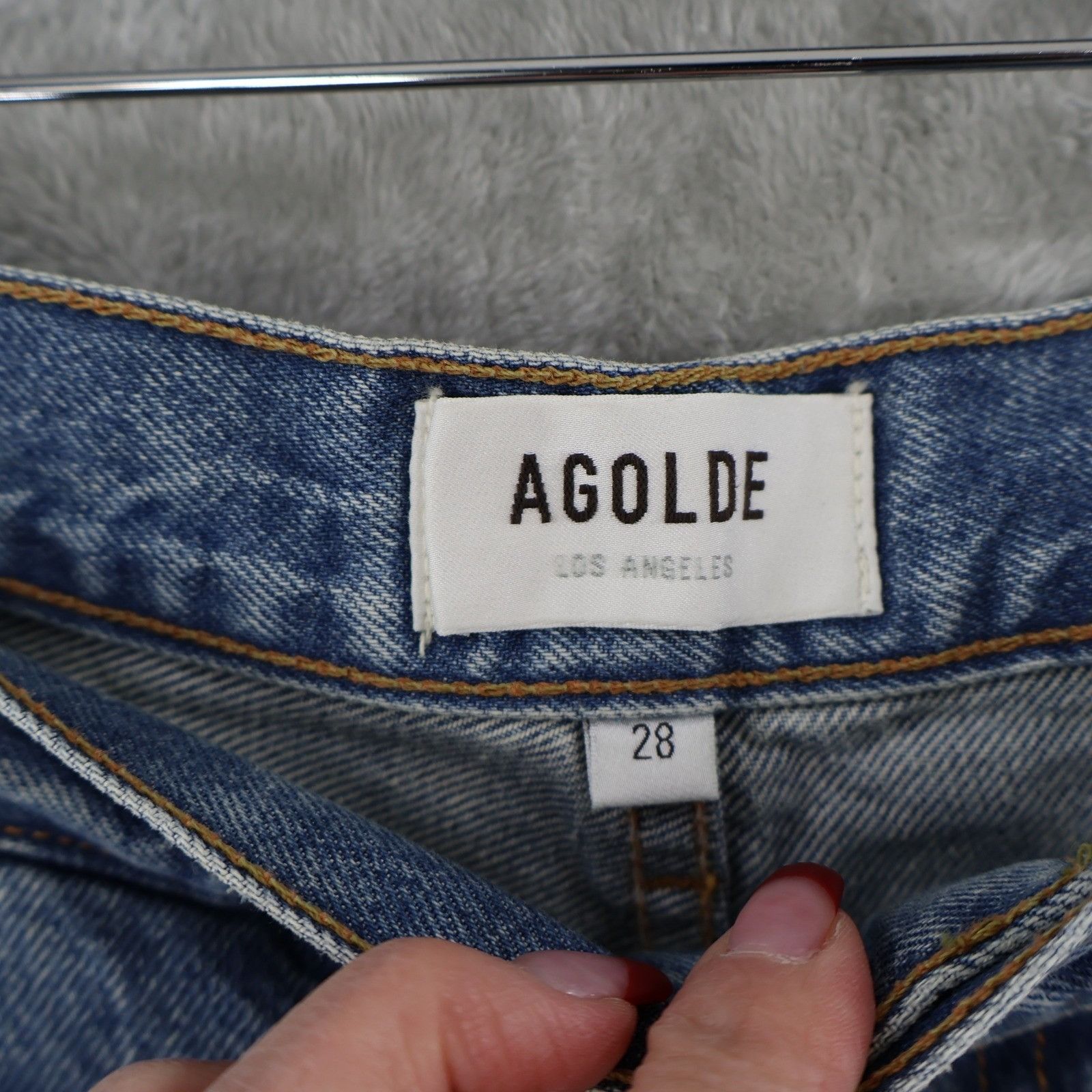Agolde AGOLDE Ellis Trouser Wide Leg Pleated Jeans Womens 28 NWT Size 28" / US 6 / IT 42 - 2 Thumbnail