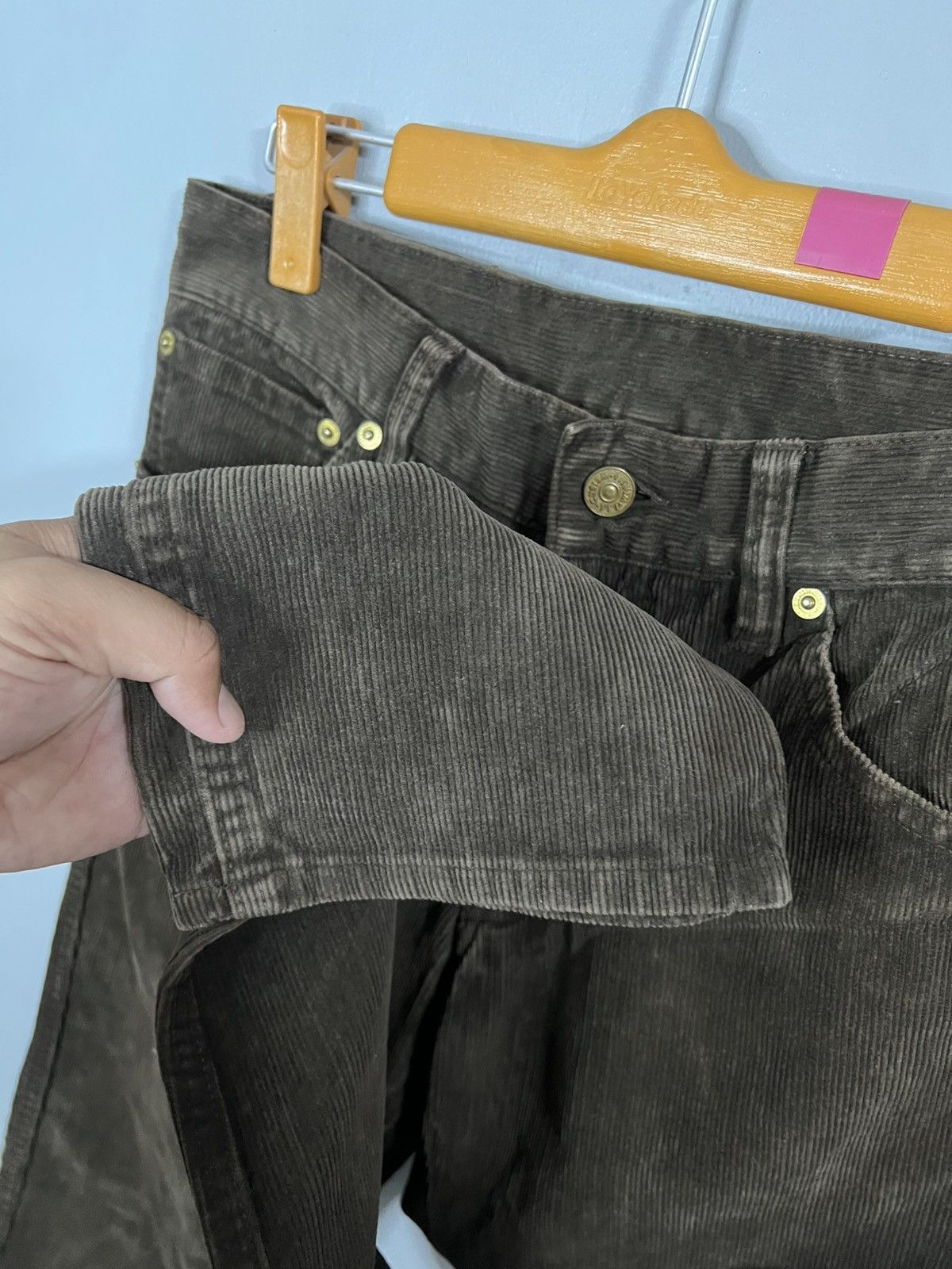 Visvim Visvim mud dyed corduroy casual pants workwear Size US 31 - 6 Thumbnail