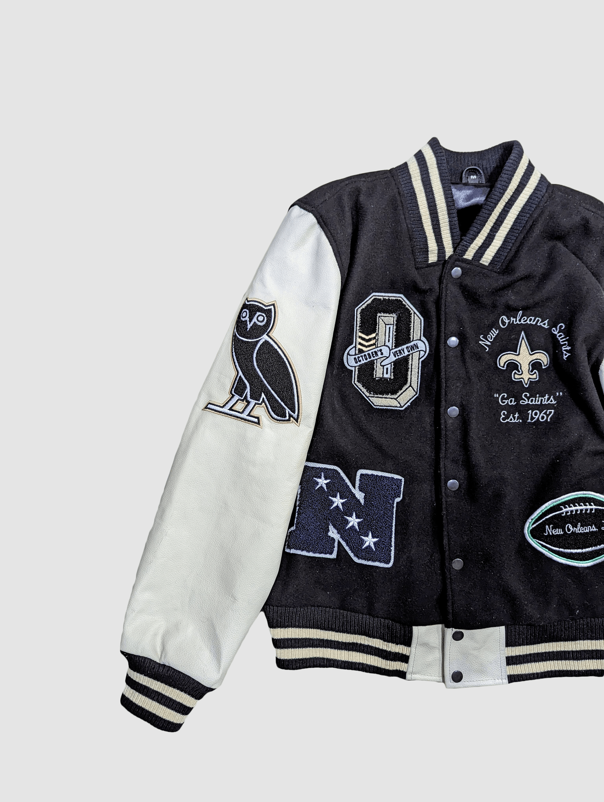 Other OVO X NFL - New Orleans Saints Varsity Jacket (Replica) Size US L / EU 52-54 / 3 - 2 Thumbnail
