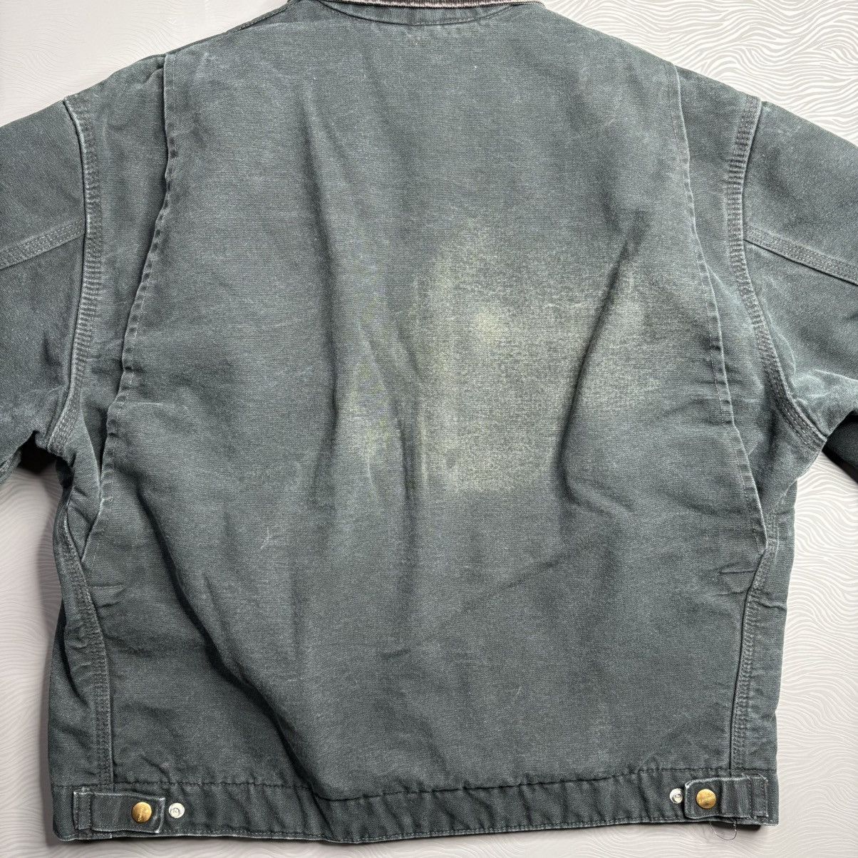 Carhartt × Vintage VTG BLACK Carhartt Detroit J01 BLK Blanket Lined Large Size US L / EU 52-54 / 3 - 8 Thumbnail