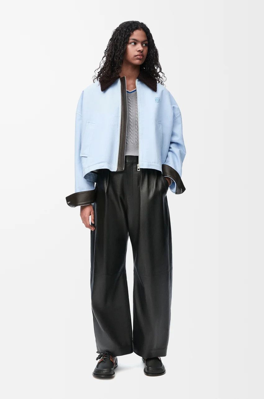 Loewe o1loc1c0525 Sweater in Cotton in Grey Size L / US 10 / IT 46 - 2 Thumbnail