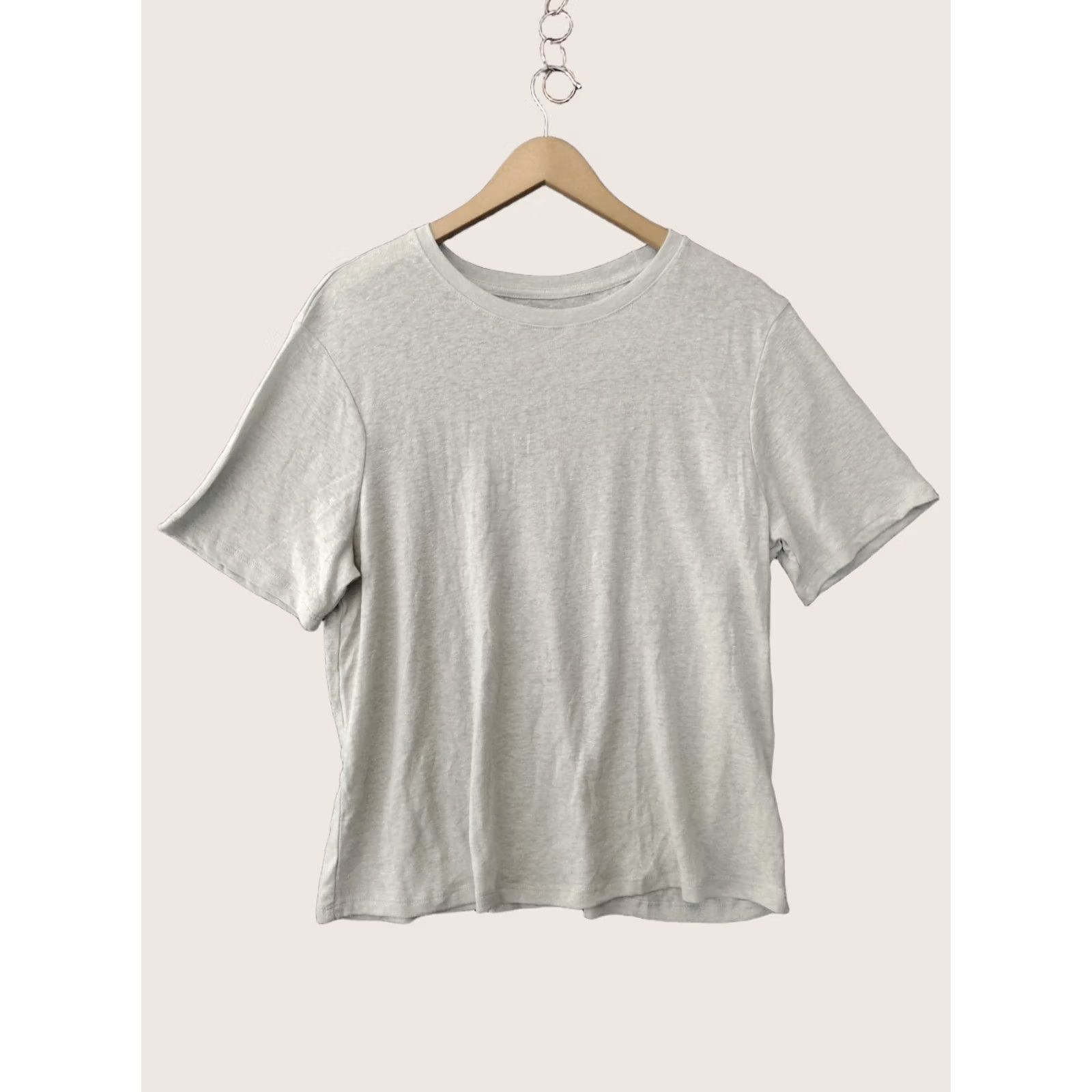 Vintage A New Day Light Olive T-Shirt Shirt 12 Women Short Sleeve Pullover Boat Neck Casual Womens Size XL / US 12-14 / IT 48-50 - 1 Thumbnail