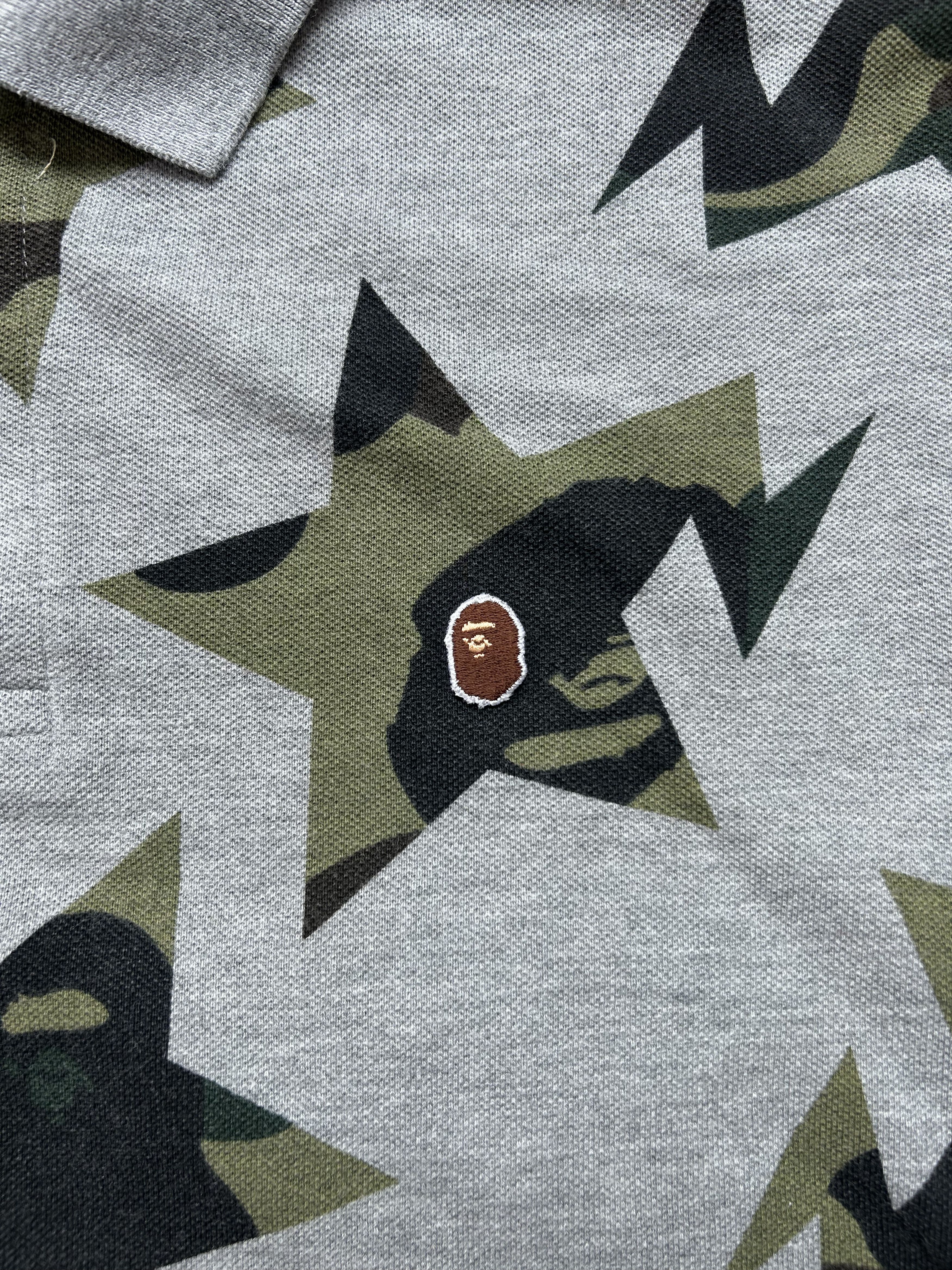 Bape Bape Camo Sta Pattern Polo [Size L] Size US L / EU 52-54 / 3 - 4 Thumbnail