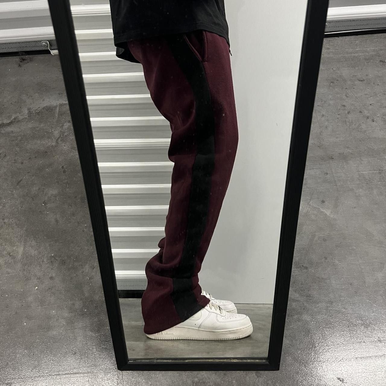 Vintage Vintage Y2K/2000s burgundy Red Grunge Loungewear Sweatpants! Size US 32 / EU 48 - 1 Thumbnail