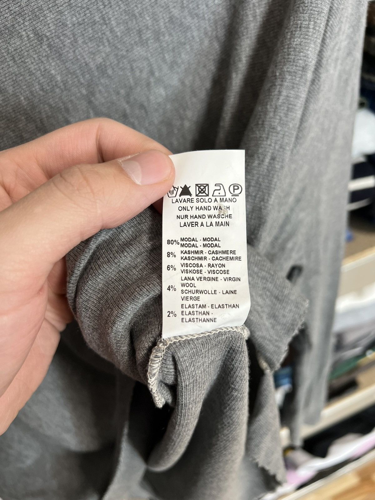 Transit × Transit Uomo Transit Par Such AvantGarde Back Button Cardigan Long Sleeve Size S / US 4 / IT 40 - 9 Thumbnail