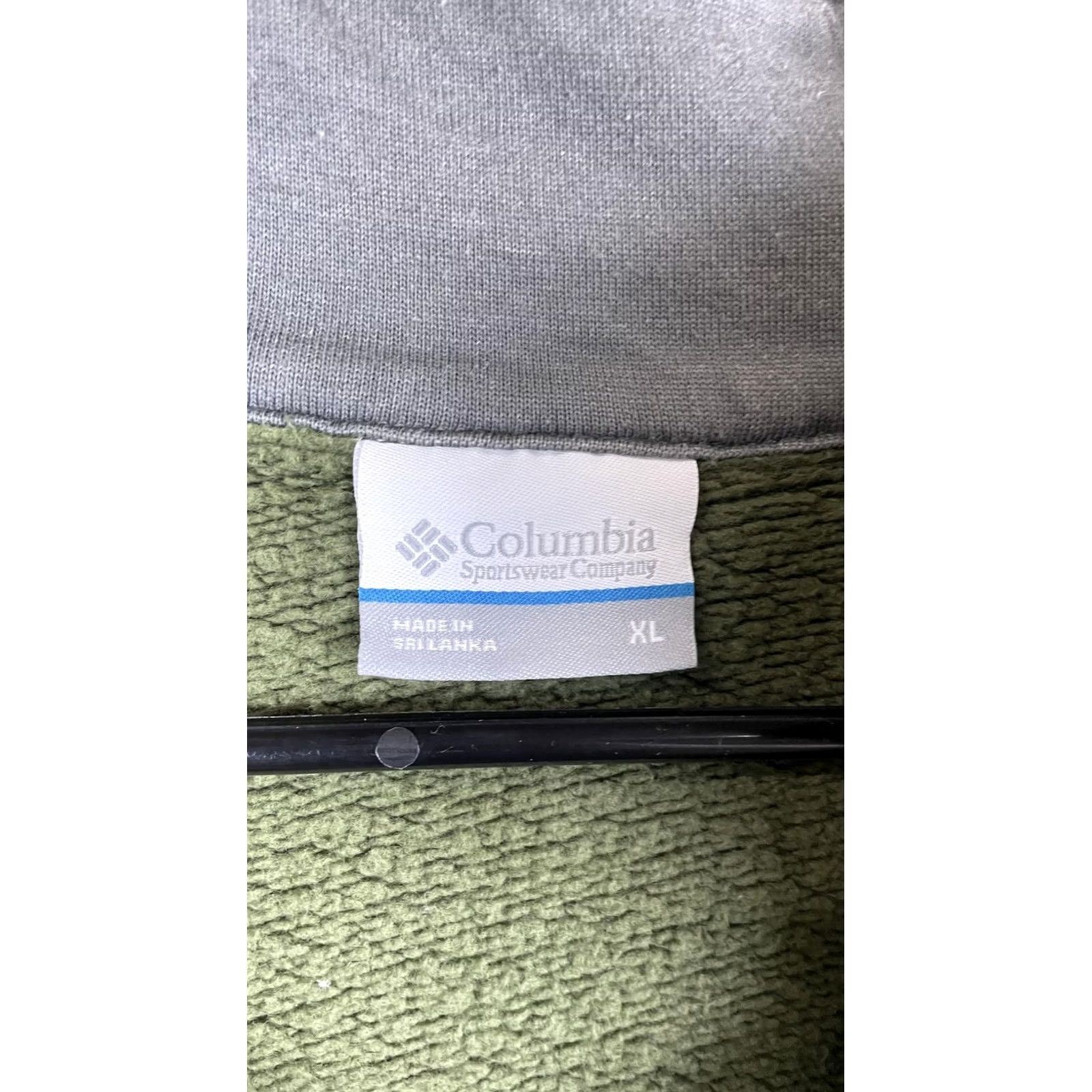 Vintage Columbia Mens XL Green Half Zip Fleece Pullover Sweater Outdoors Hiking Size US XL / EU 56 / 4 - 3 Thumbnail