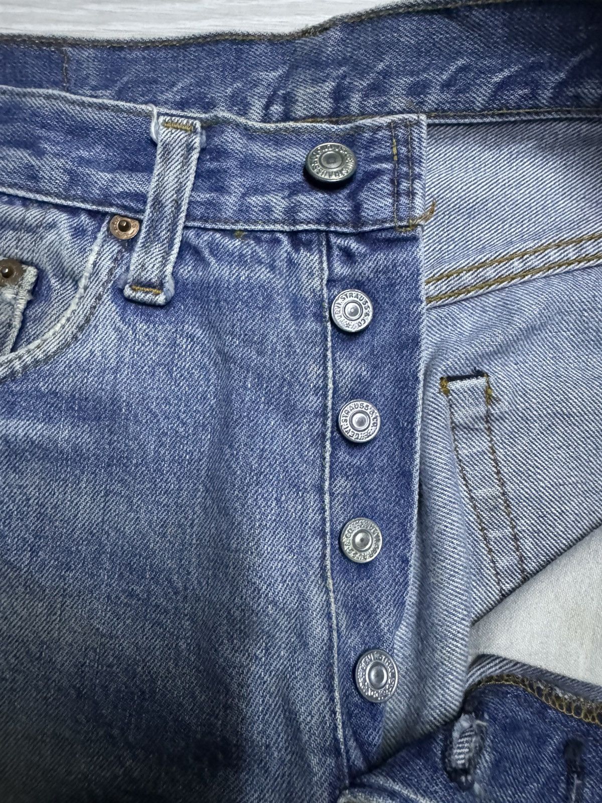 Levi's Vintage Levis 501 70s Selvedge Rindem ButtonFly Jeans Size US 29 - 14 Thumbnail