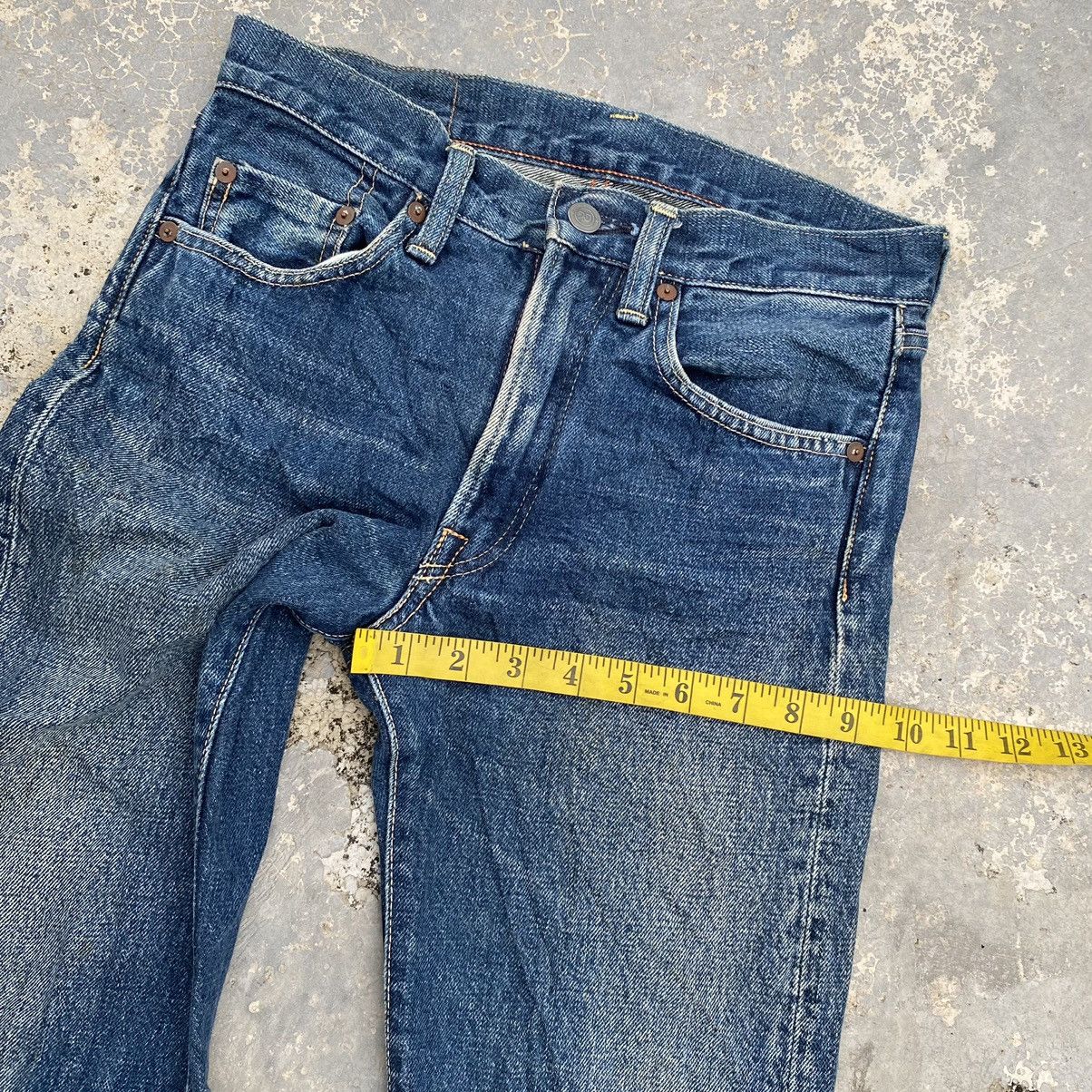 45rpm × If Six Was Nine × Japanese Brand vintage 45rpm faded denim jeans Size US 28 / EU 44 - 15 Thumbnail