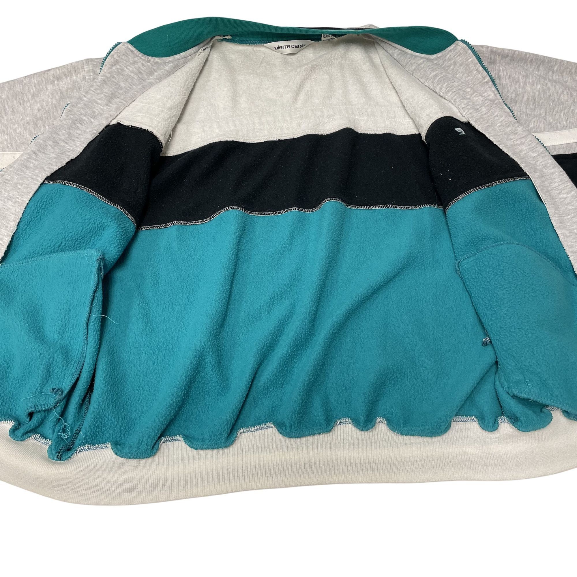 Pierre Cardin Vtg Pierre Cardin HEATHER COLORBLOCK TRI BLEND Jacket Size US XL / EU 56 / 4 - 5 Thumbnail
