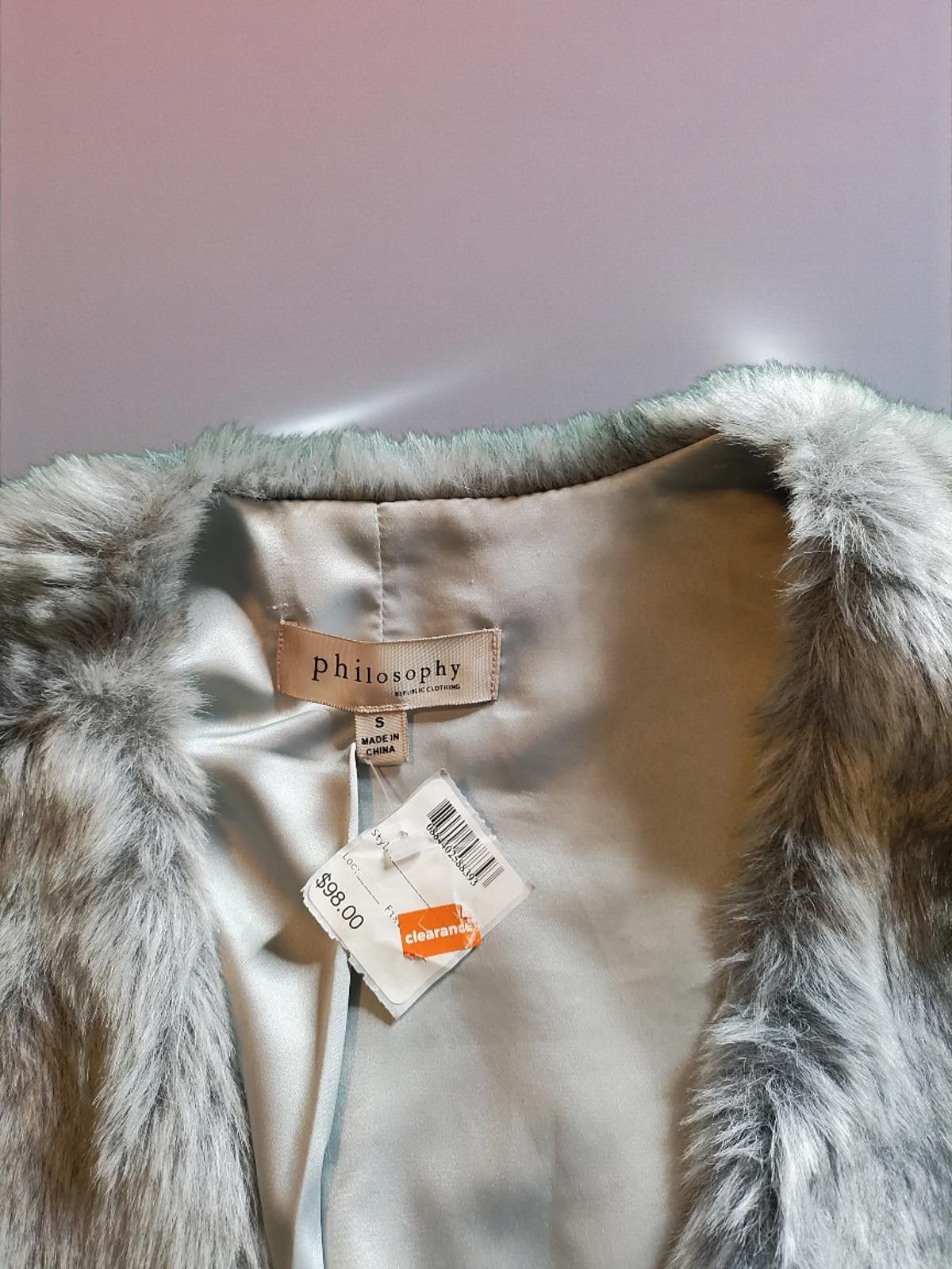 Other Philosophy Republic Clothing Small Faux Fur Vest Light Blue Size S / US 4 / IT 40 - 7 Thumbnail