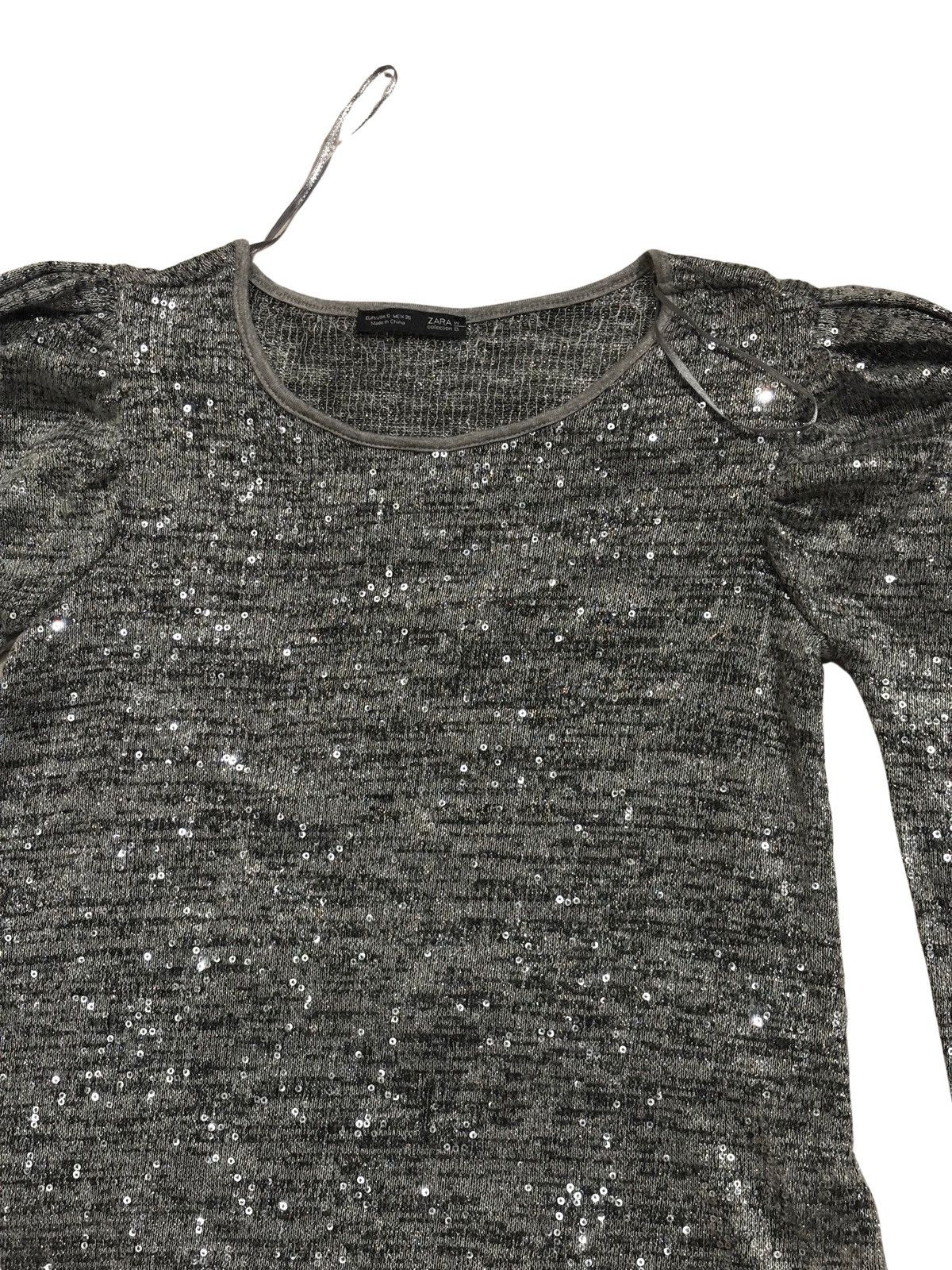 Zara Gray sparkling dress.wd0926 Size S / US 4 / IT 40 - 8 Thumbnail