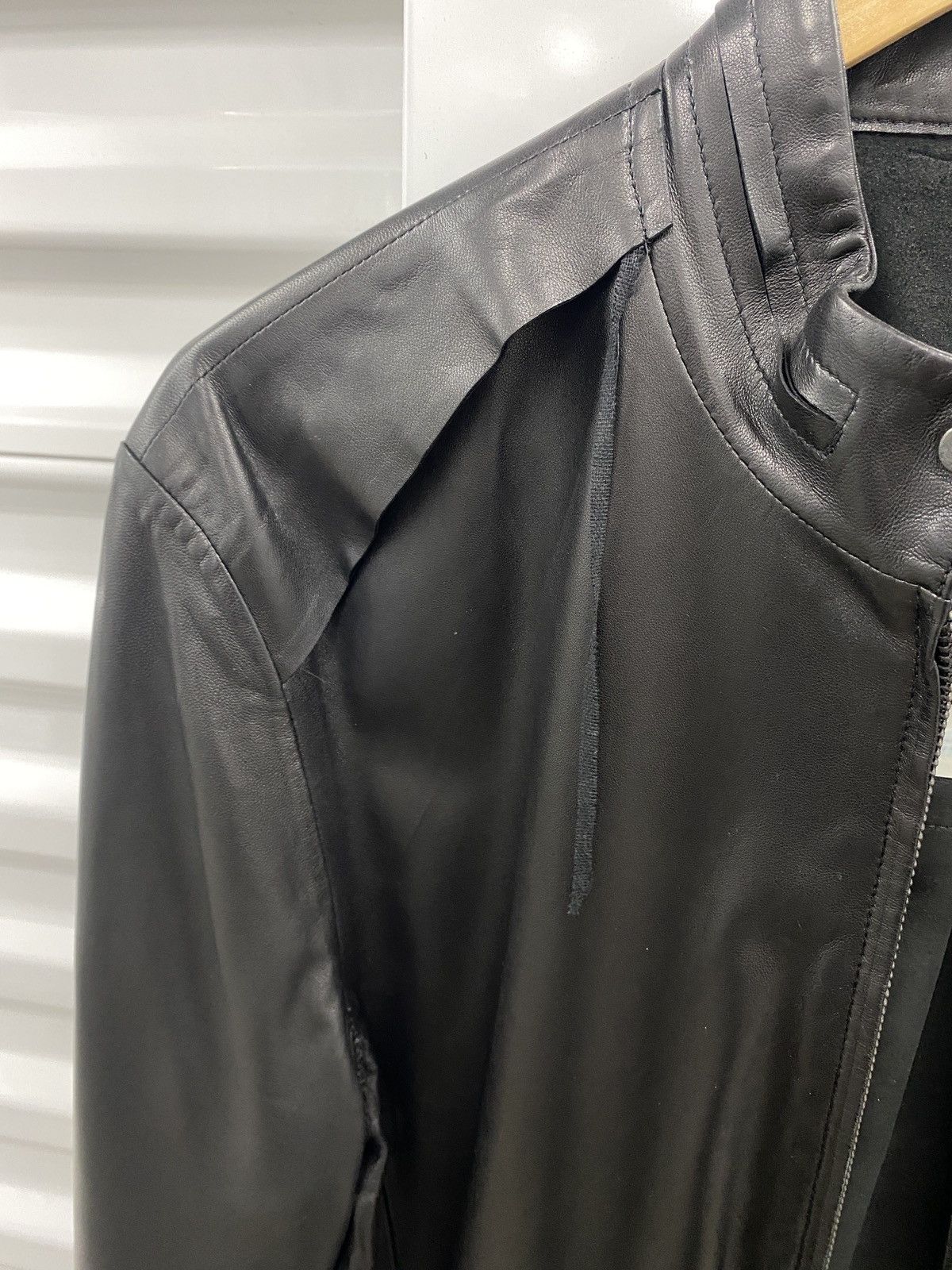 Emporio Armani Emporio Armani Lambskin Leather Jacket Size US M / EU 48-50 / 2 - 2 Thumbnail