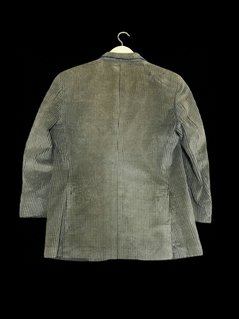 Balenciaga Vintage Balenciaga Corduroy Blazer Size US L / EU 52-54 / 3 - 2 Thumbnail