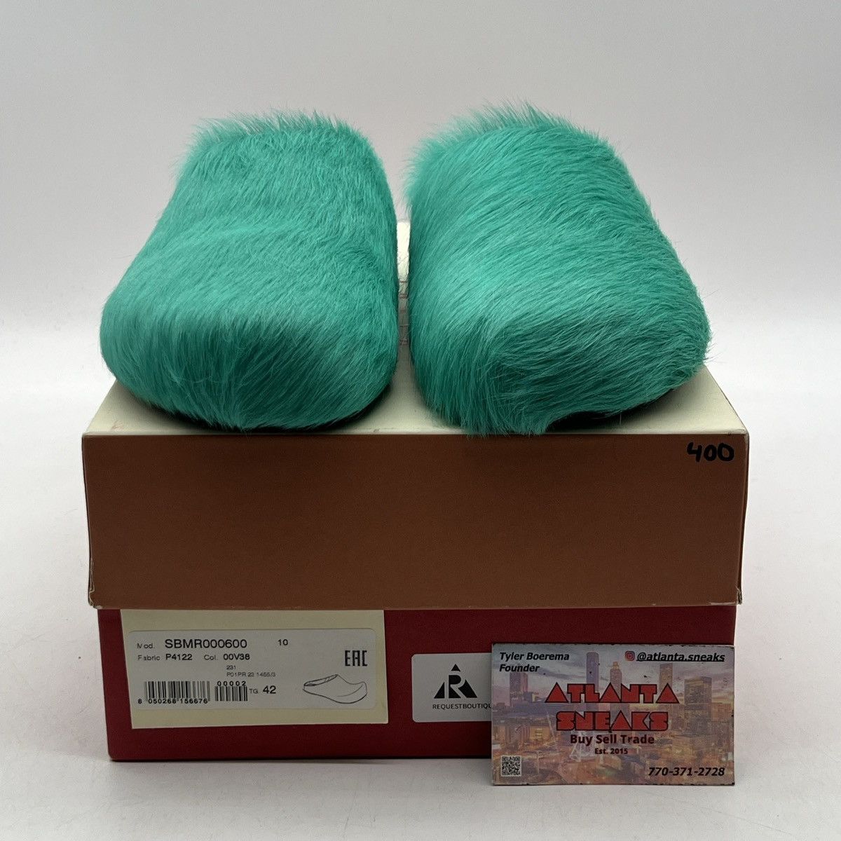 Marni Marni Fussbett sabot grass Size US 8.5 / EU 41-42 - 2 Thumbnail