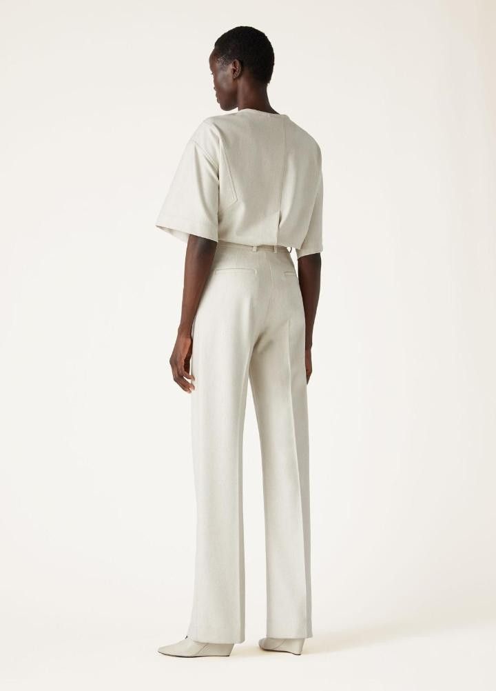 Loro Piana o1srvl11e0526 FAO4165 Adriana Shirt in Off-White Size S / US 4 / IT 40 - 6 Thumbnail