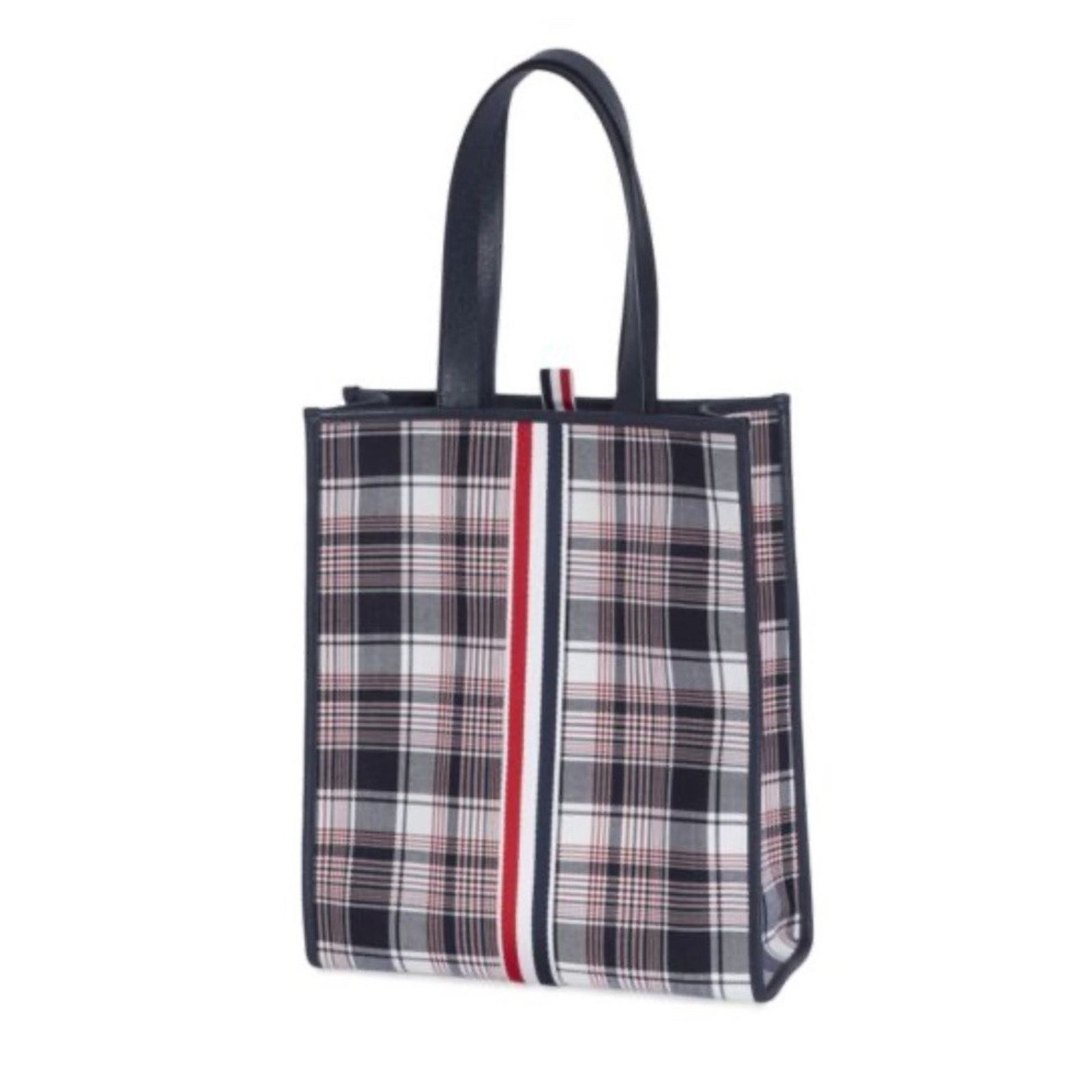 Thom Browne NWT $1300 Thom Browne Large Wool & Leather Shopper Tote Bag. Size ONE SIZE - 1 Thumbnail