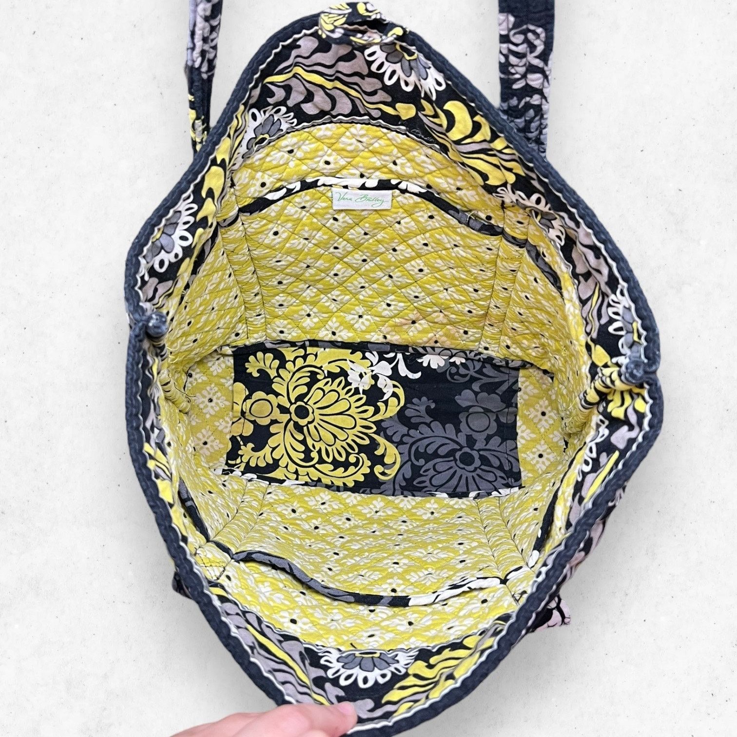 Vera Bradley Vera Bradley Retired “Baroque” Pattern Medium Tote Bag Size ONE SIZE - 9 Thumbnail