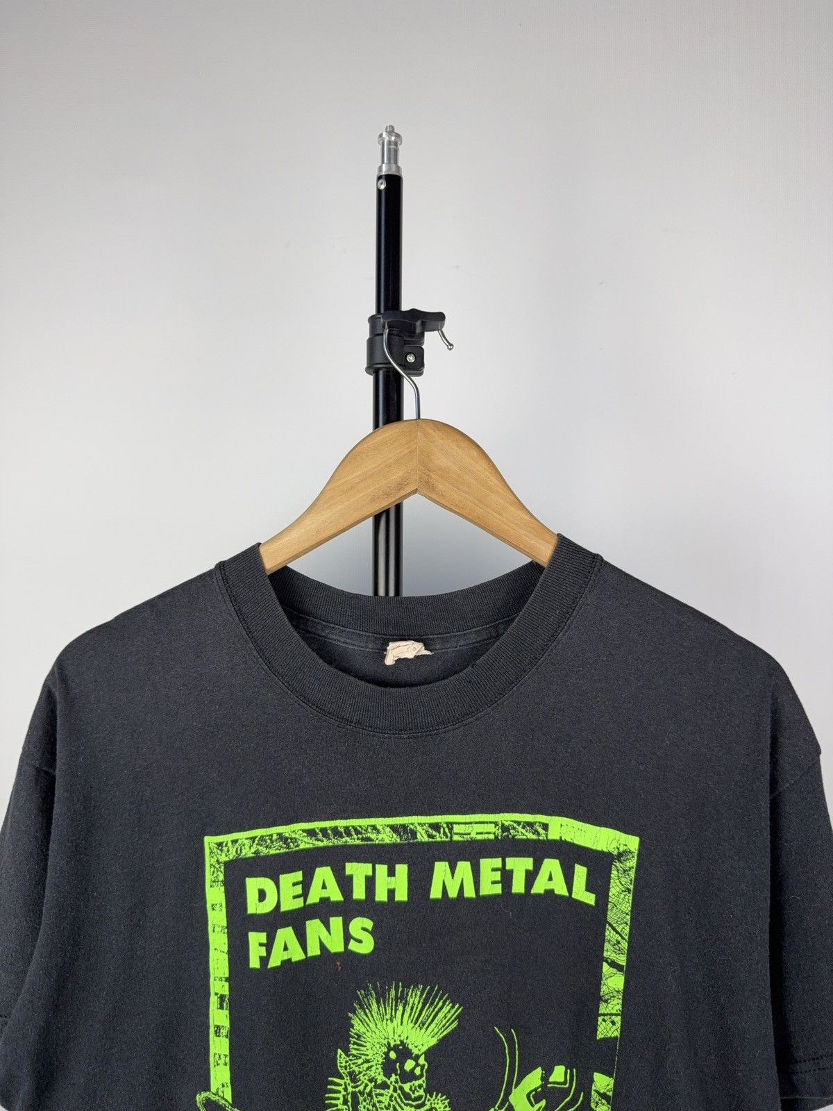 Band Tees Vintage 90s Crazy Death Metal Fans Against Fascism t-shirt Size US L / EU 52-54 / 3 - 2 Thumbnail