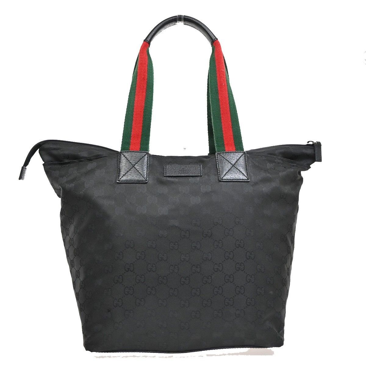 Gucci Gucci Web Zip Tote GG Canvas Size ONE SIZE - 1 Thumbnail
