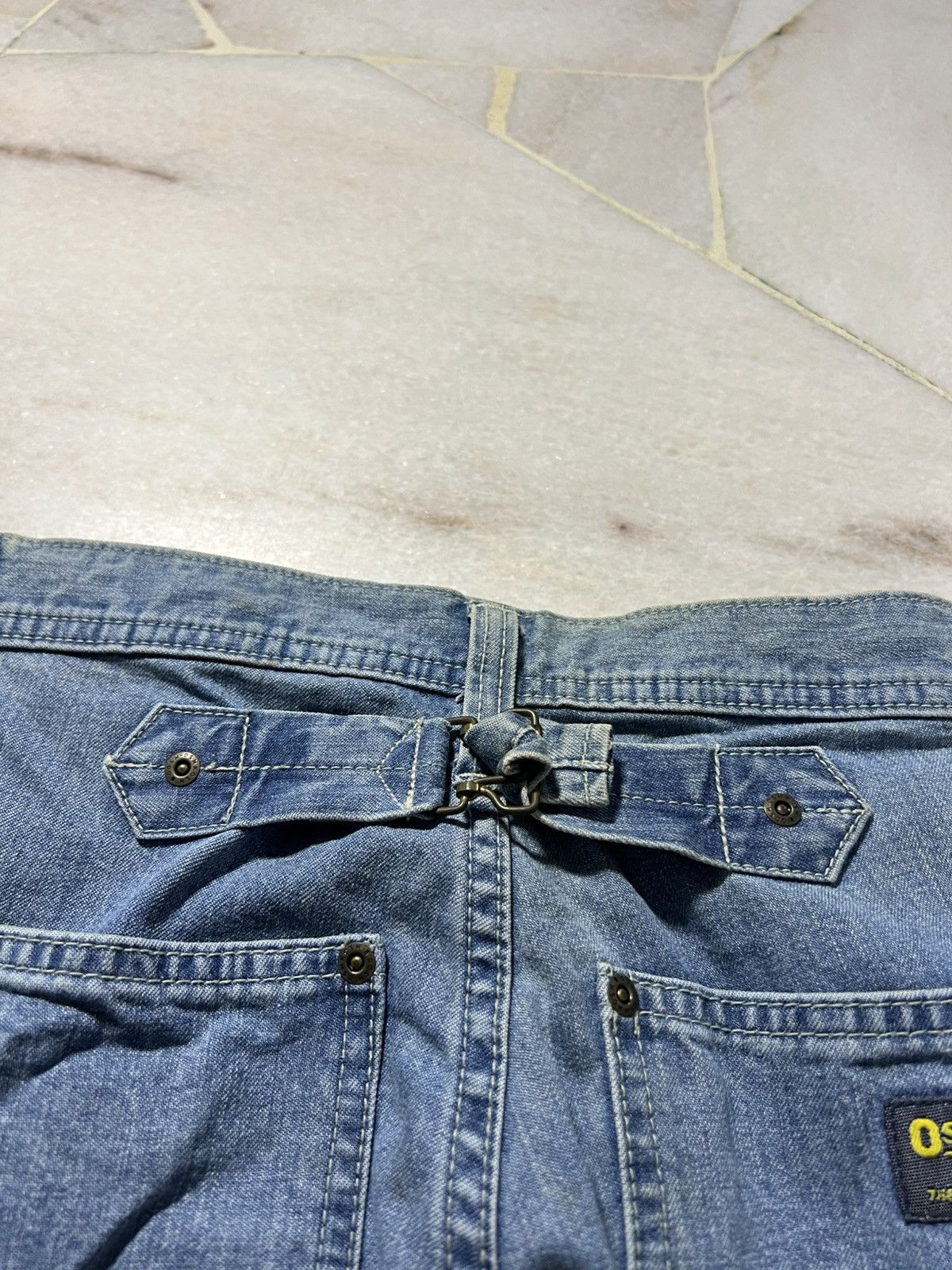 If Six Was Nine × Oshkosh 💥Baggy💥Vintage 90’s Oshkosh Mud Wash Backle Back Jeans Size US 28 / EU 44 - 15 Thumbnail