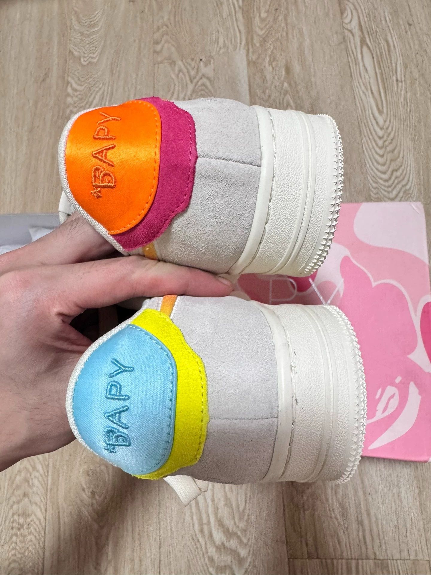 Bape BAPE STA BAPY 23ss Limited Suede Low-Top Sneaker Pink US7 Size US 7 / EU 40 - 6 Thumbnail