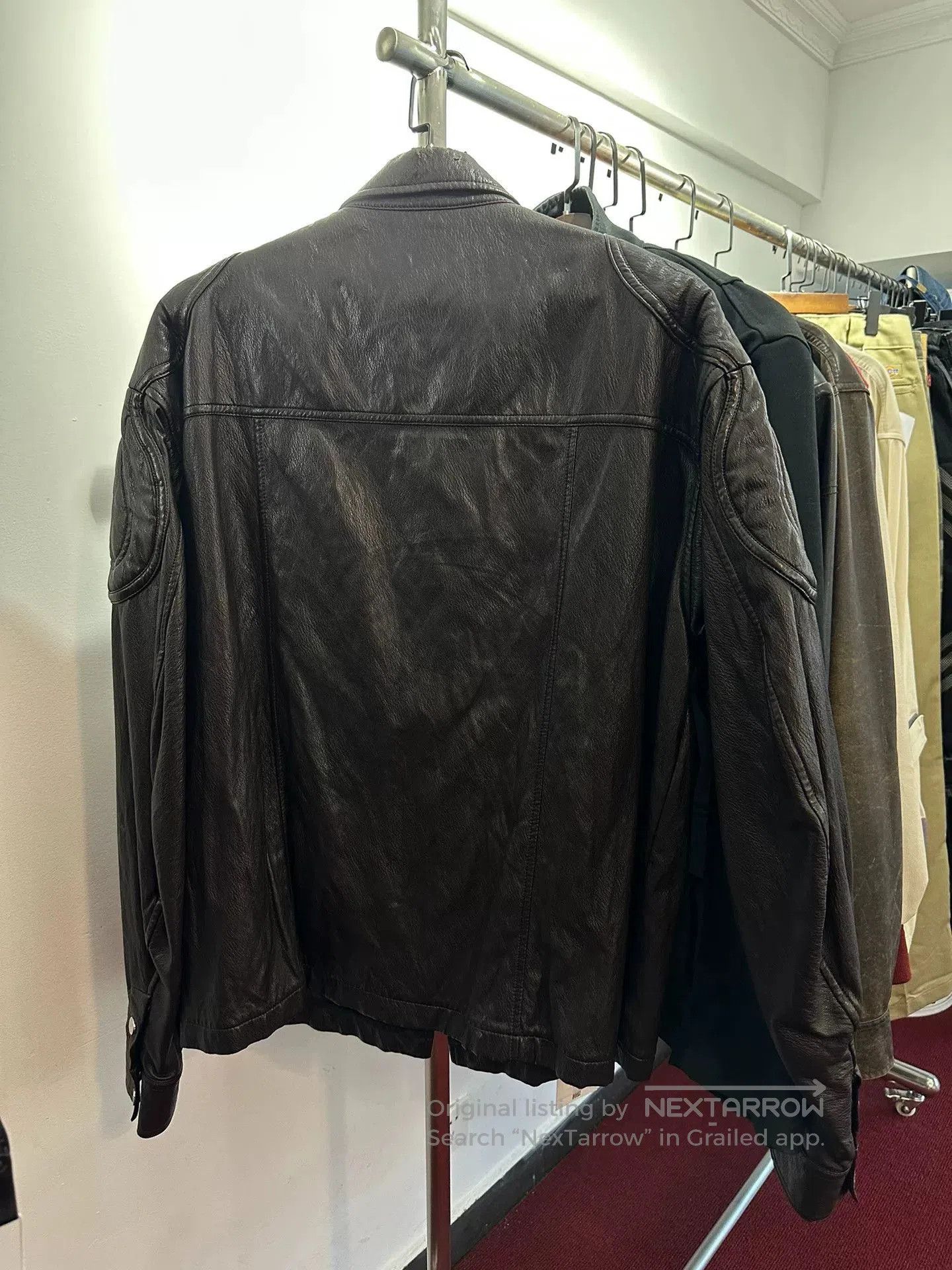 GmbH GMBH Runway Vintage Leather Jacket. Size US M / EU 48-50 / 2 - 5 Thumbnail