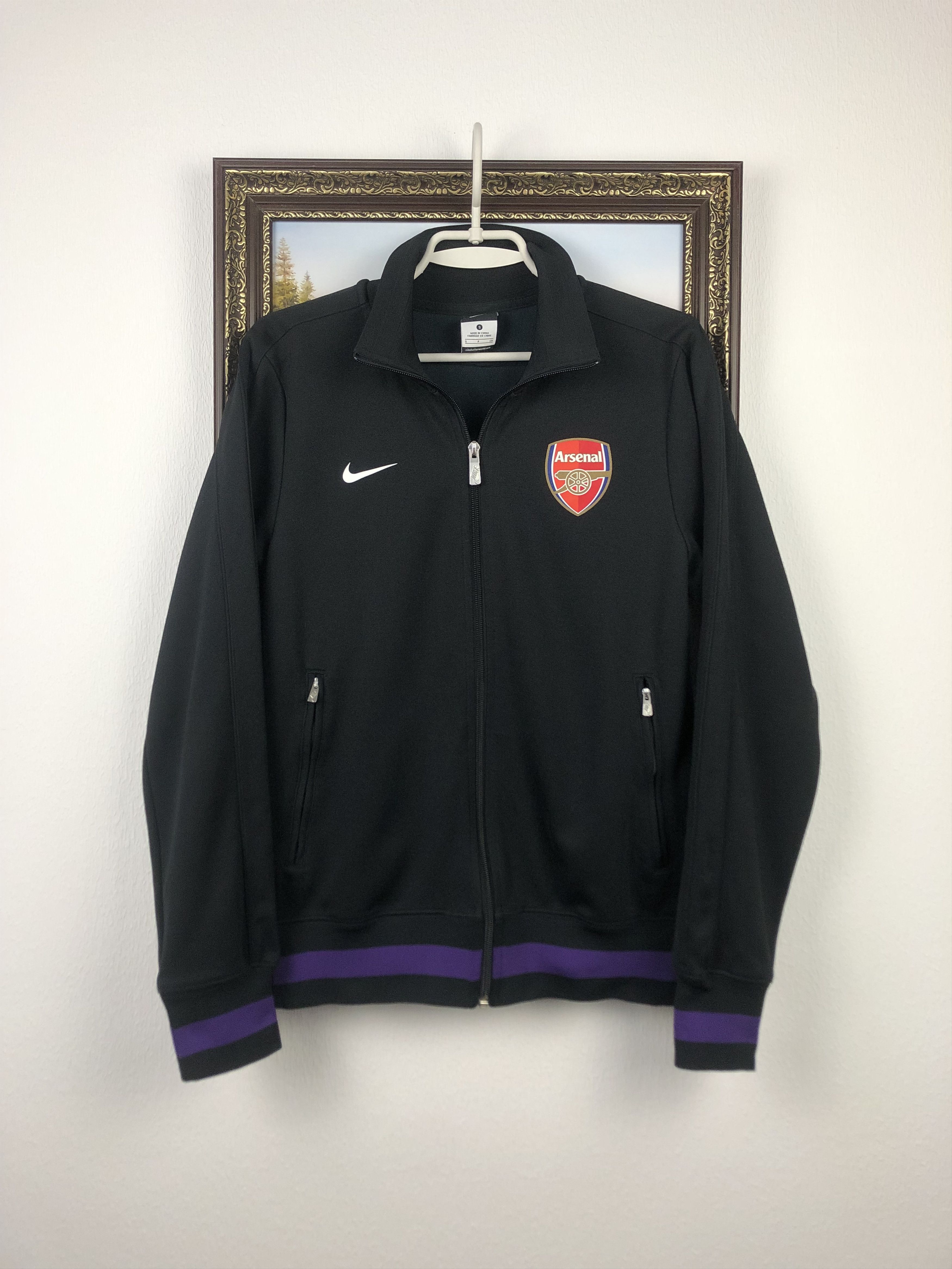 Vintage Arsenal Football Jacket Soccer Track Top Gunners