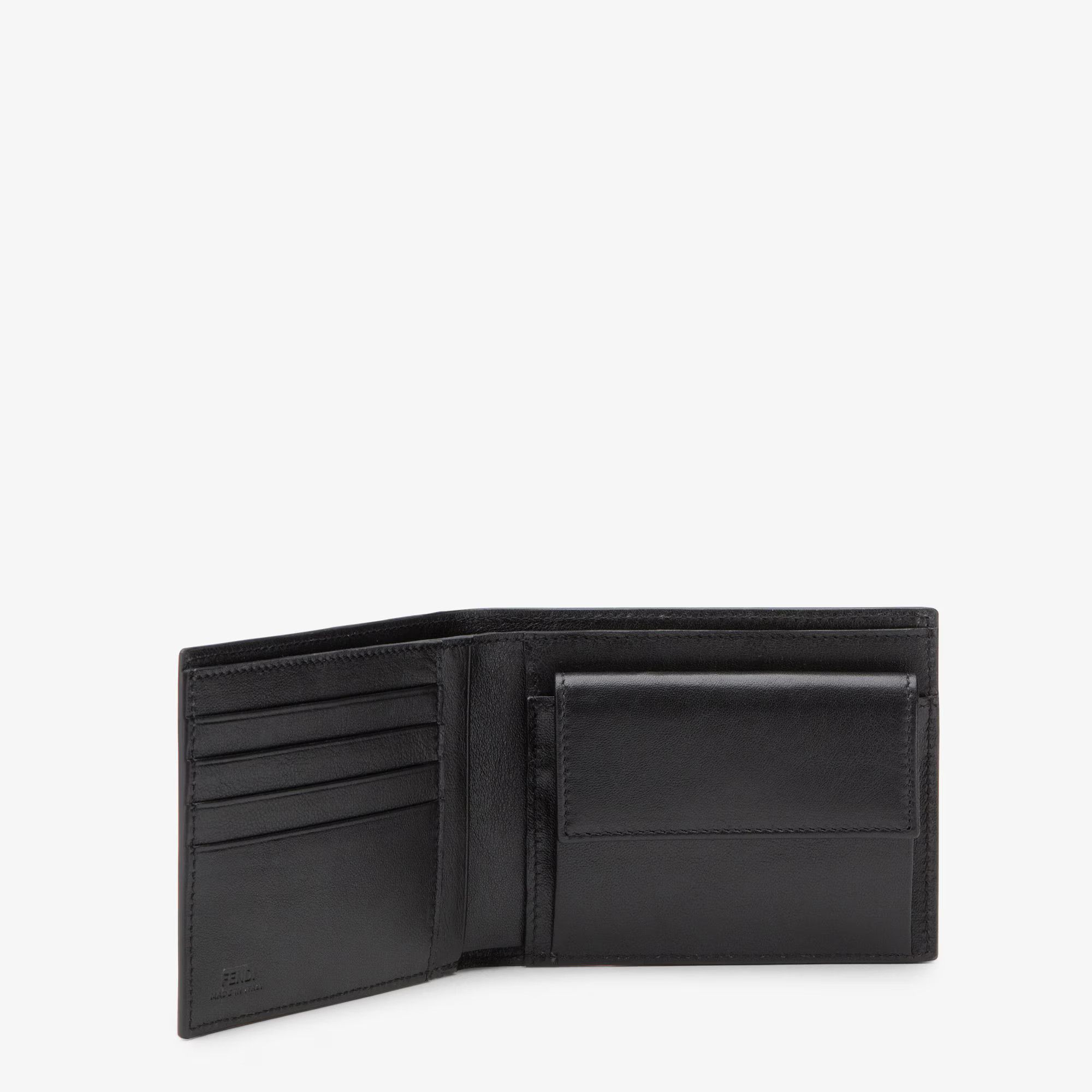 Fendi o1s1wg111225 Size:OS/Fendi Diagonal Wallet in Black/Grey Size ONE SIZE - 3 Thumbnail