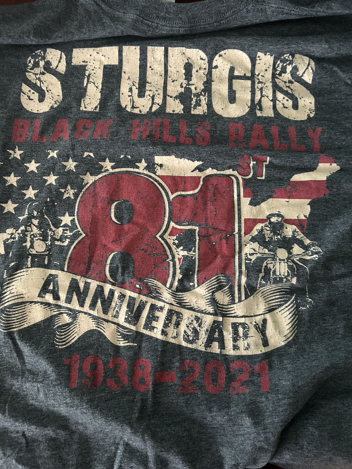 Other STURGIS 2021 NATIONAL ANNIVERSARY MOTORCYCLE SHIRT Size US L / EU 52-54 / 3 - 4 Thumbnail