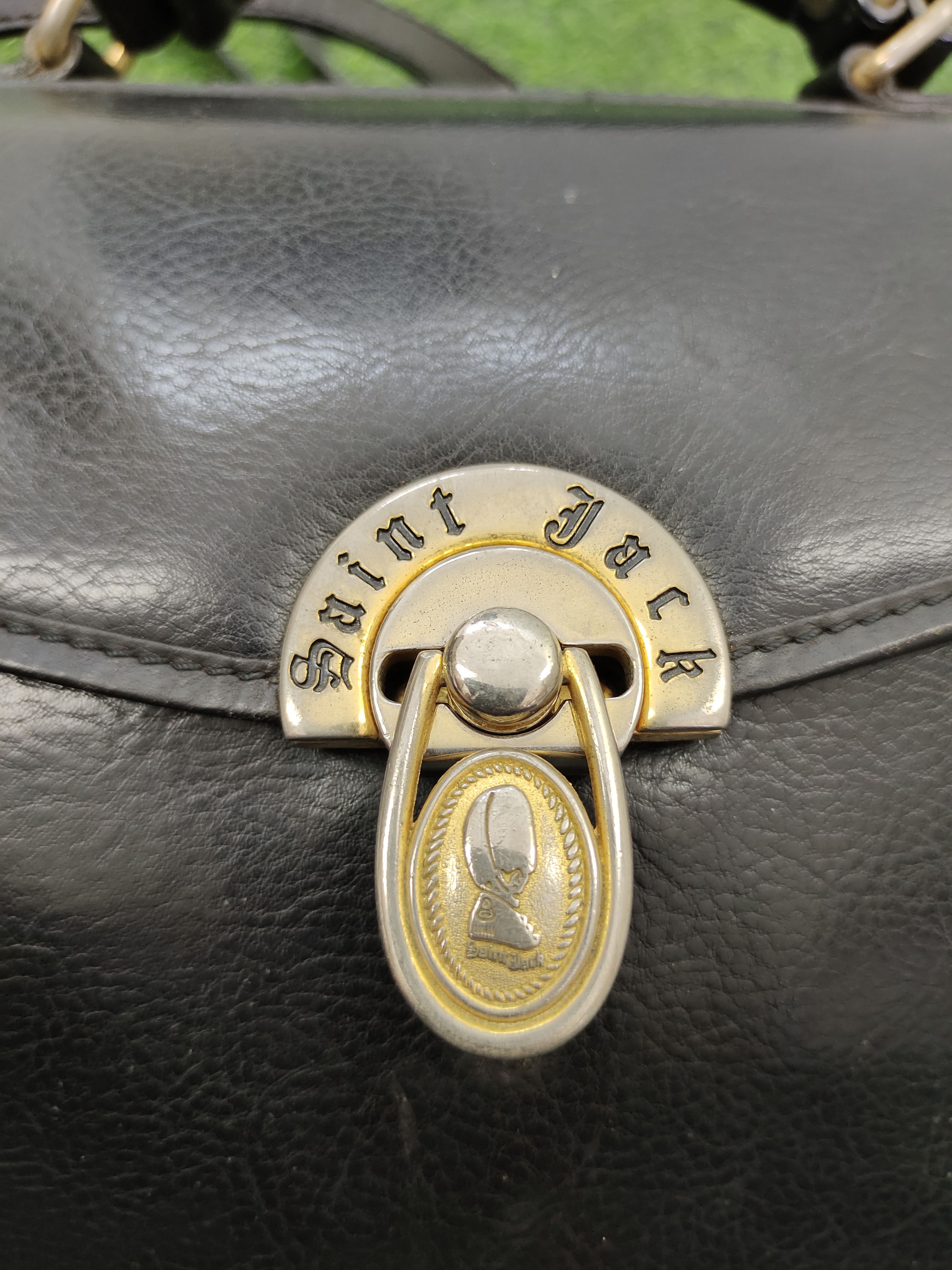 Hysteric Glamour Vintage 80s Saint Jack Patina Leather Shoulder Bag Size ONE SIZE - 6 Thumbnail