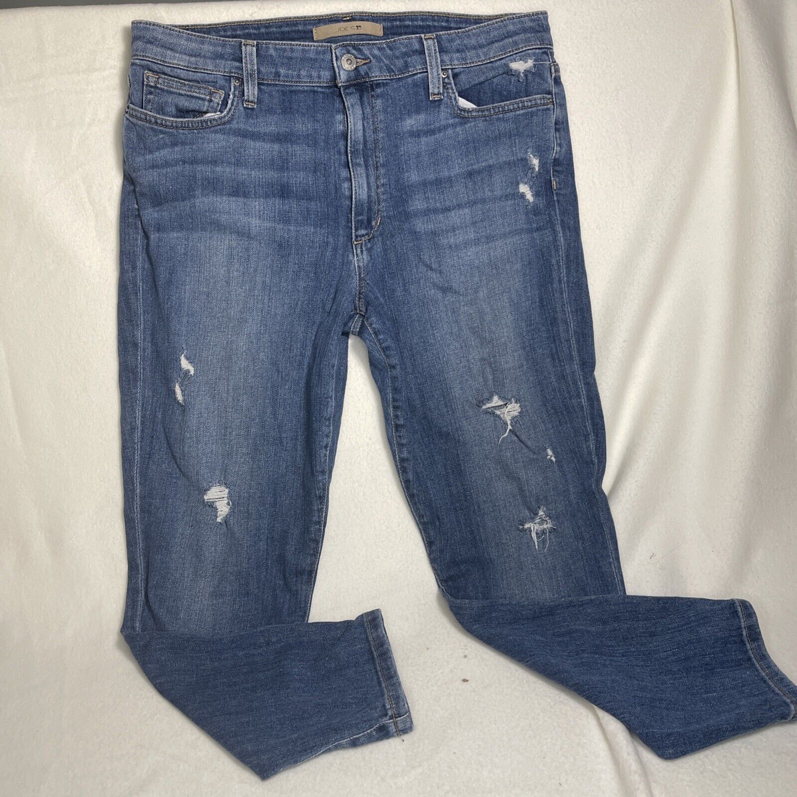Other Joe's Jeans WMN Jeans 31 High Rise Straight Crop Stretch Size 31" - 1 Thumbnail