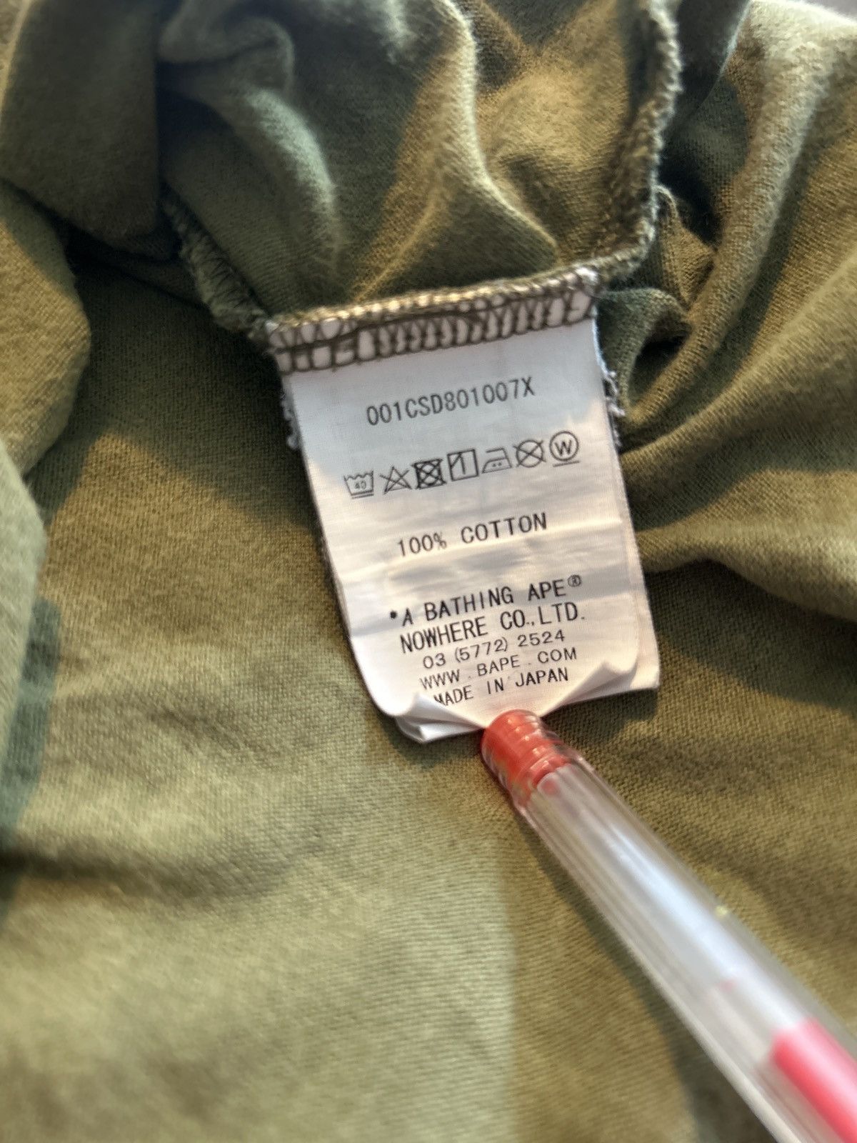Bape Bape A Bathing Ape World Gone Mad Zipper Face Tee Size US L / EU 52-54 / 3 - 7 Thumbnail