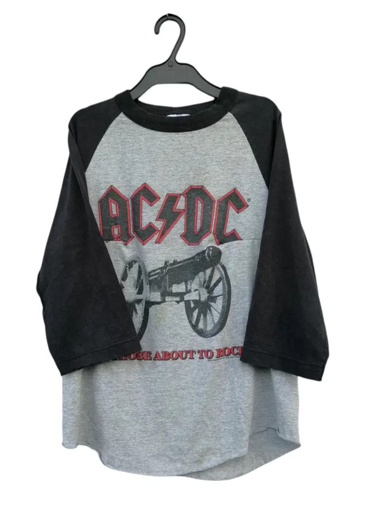 AC/DC Vintage ACDC For Those About To Rock Tour 2003 3q T-Shirt Size S / US 4 / IT 40 - 7 Thumbnail