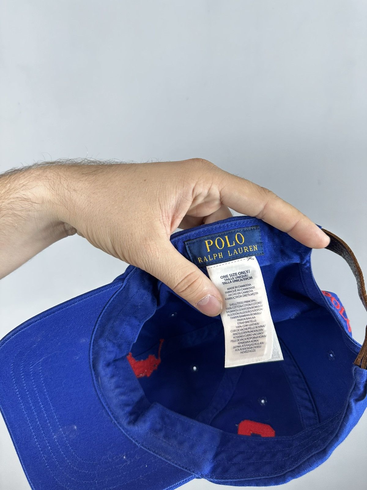 Polo Ralph Lauren Vintage Polo Ralph Lauren Cap Hat Size ONE SIZE - 4 Thumbnail
