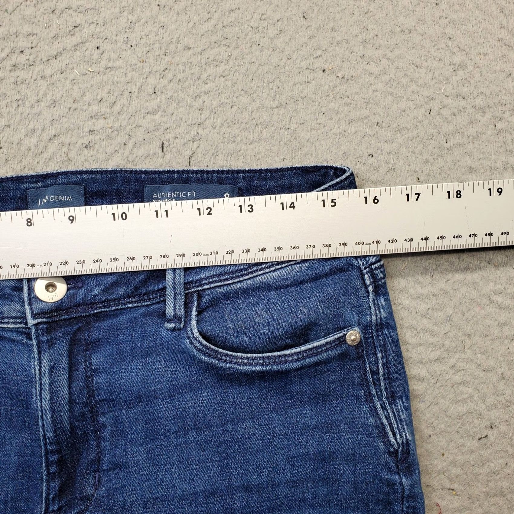 J. Jill J. Jill Slim Ankle Jeans Womens 8 Blue Denim Authentic Fit Stretch Streetwear Jeans Women's 8 Blue Denim Slim Ankle Size 30" / US 8 / IT 44 - 5 Thumbnail