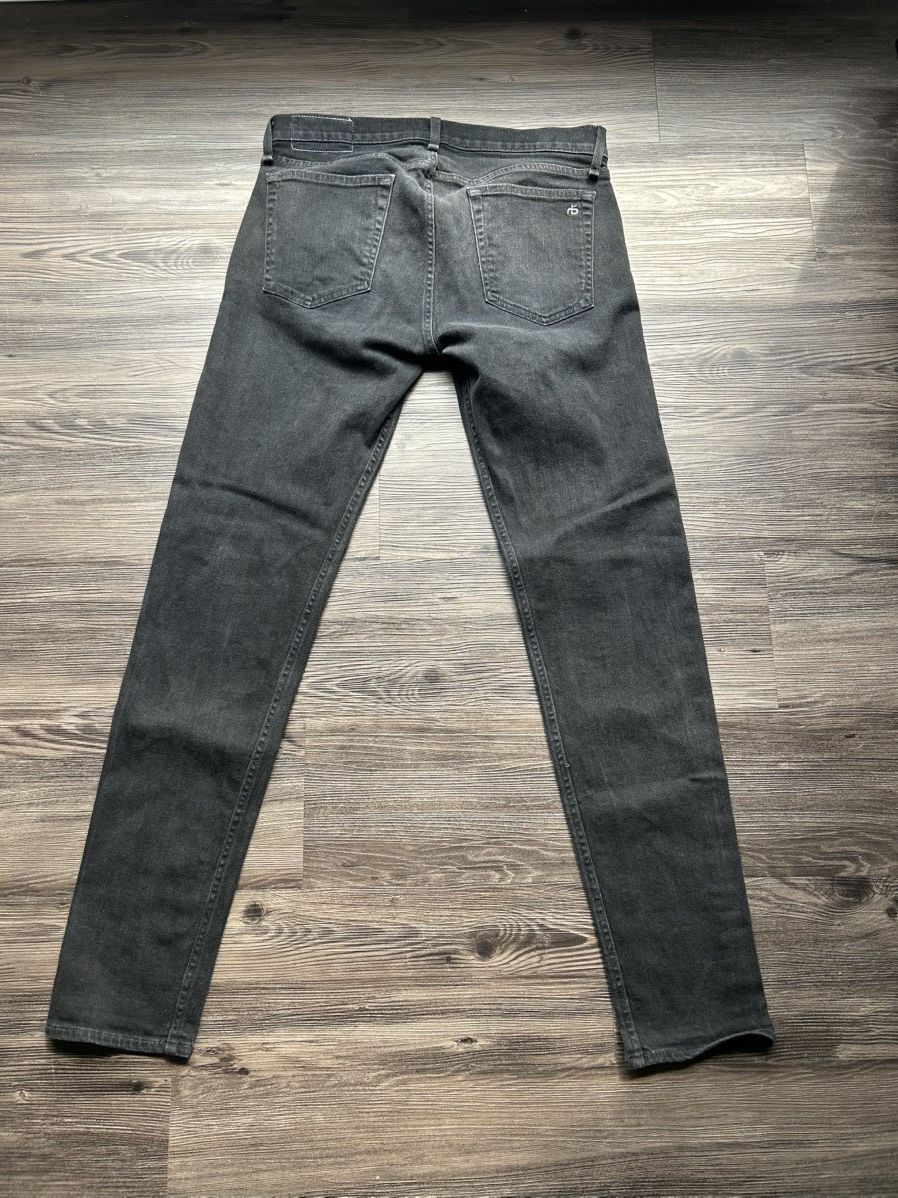 Rag & Bone Black Rag & Bone Extra Slim Jeans Size US 34 / EU 50 - 2 Thumbnail