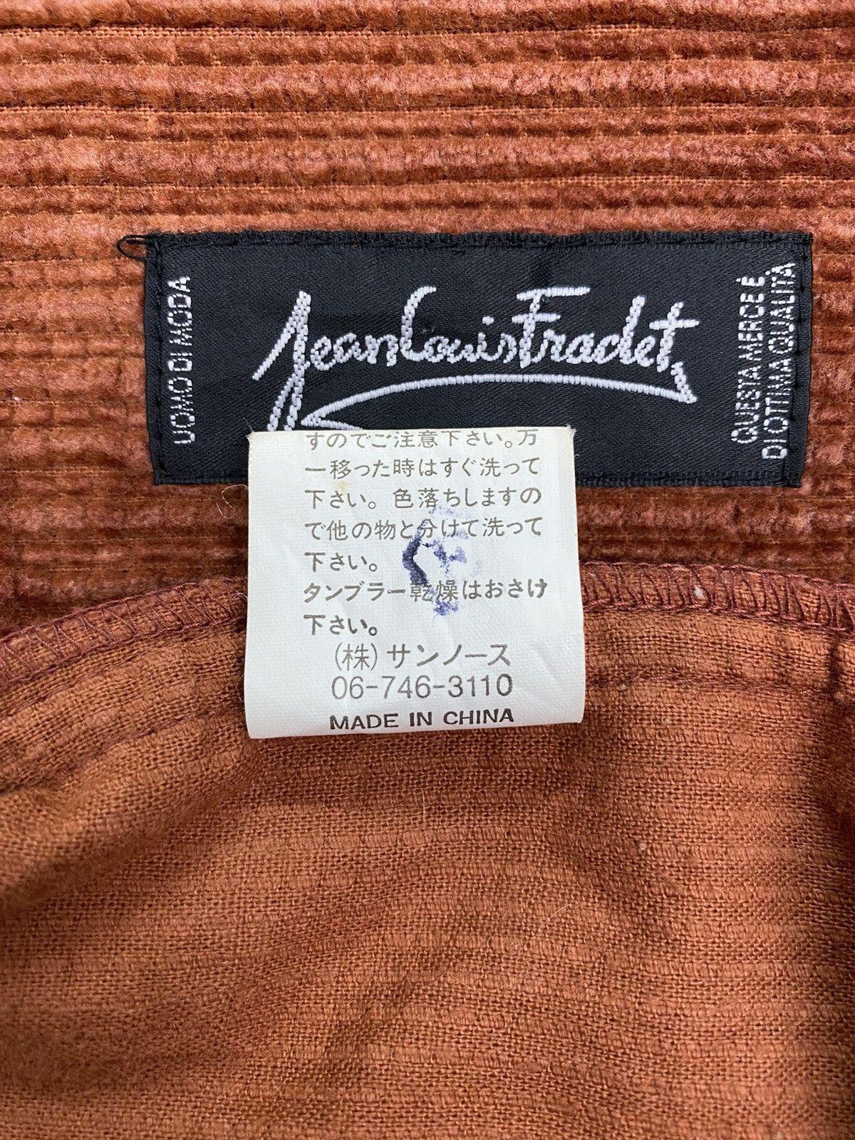 Japanese Brand Jean Louis Fradet Corduroy Jacket Size US M / EU 48-50 / 2 - 11 Thumbnail