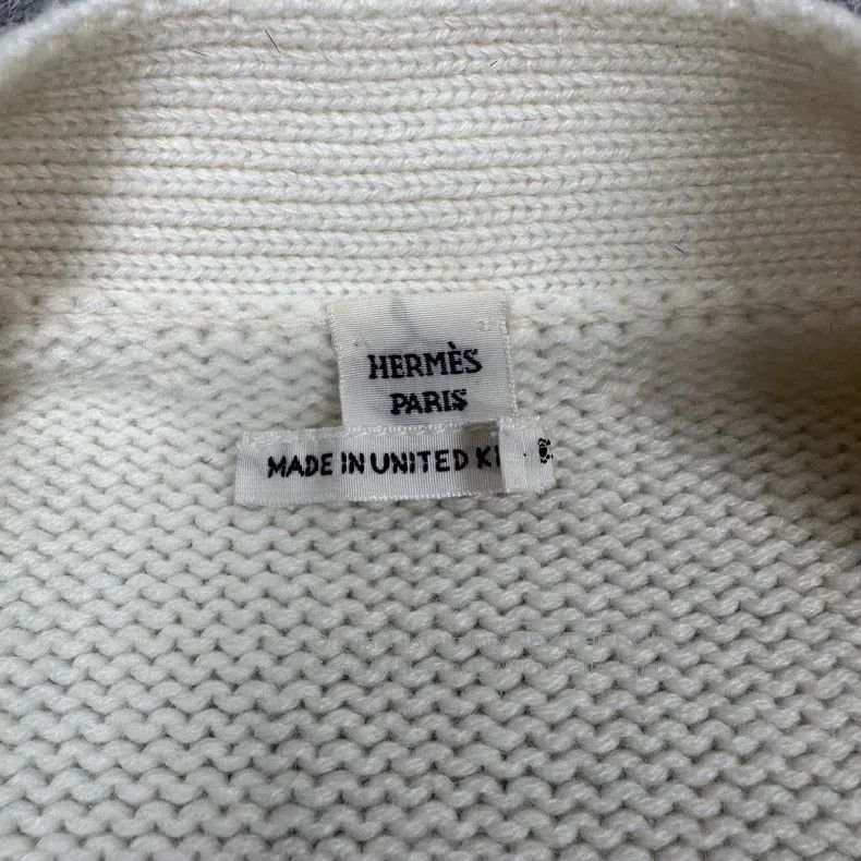 Hermes Hermes Cashmere Open Cardigan, Beige Size M / US 6-8 / IT 42-44 - 5 Thumbnail