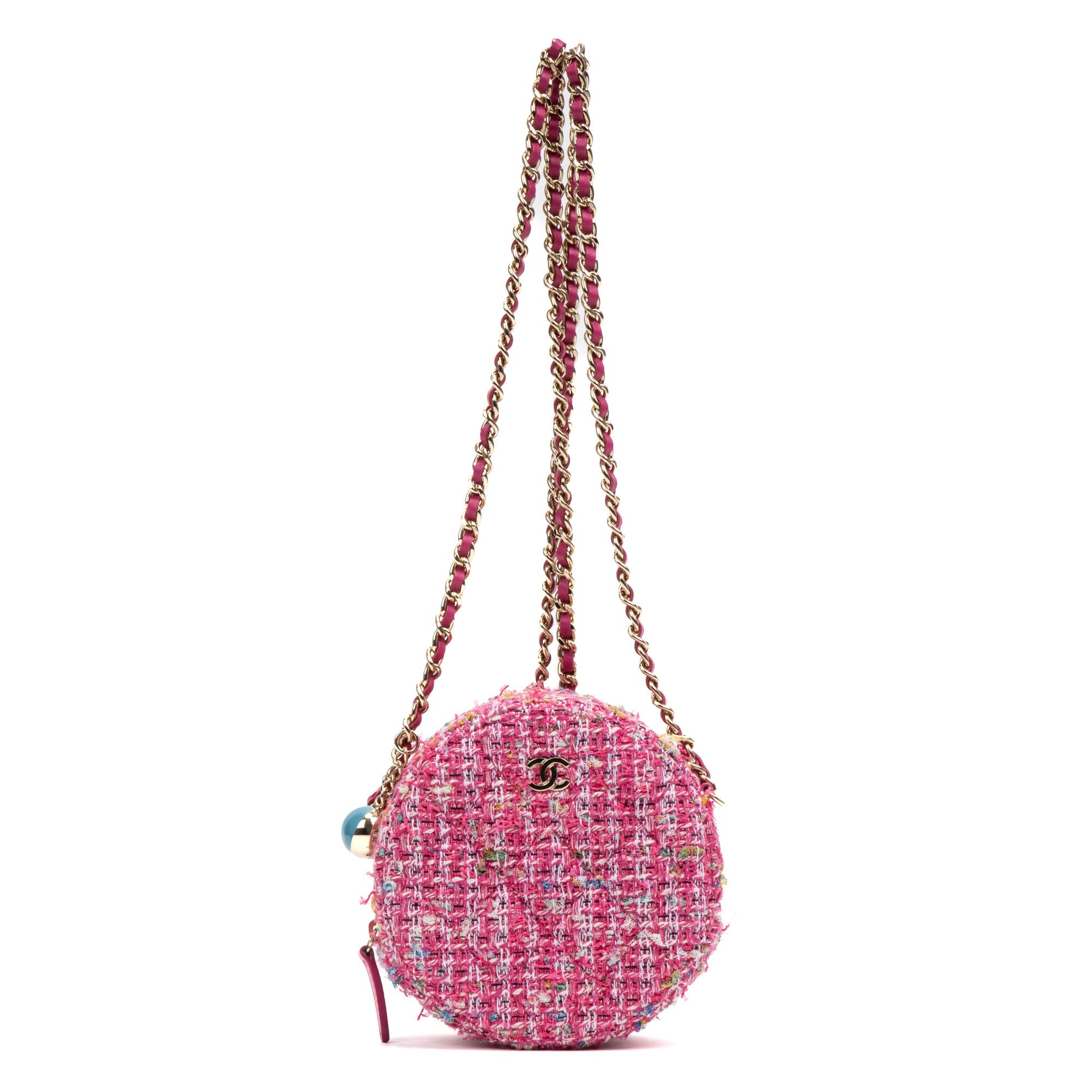 Chanel Round Chain Clutch Crossbody Mini Size ONE SIZE - 1 Thumbnail
