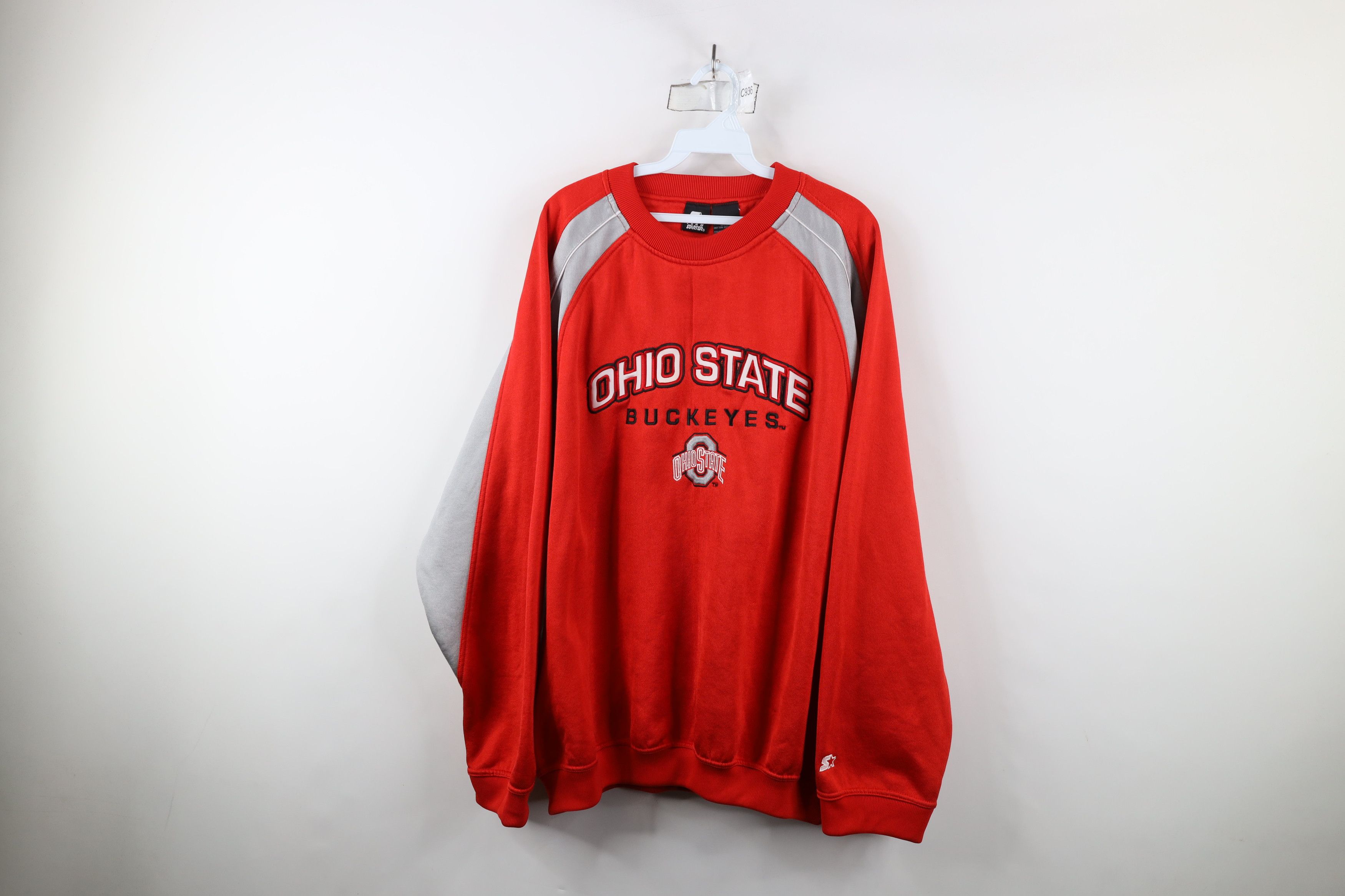 Starter × Vintage Vintage 90s Starter Heavyweight Ohio University Sweatshirt Size US XL / EU 56 / 4 - 1 Thumbnail