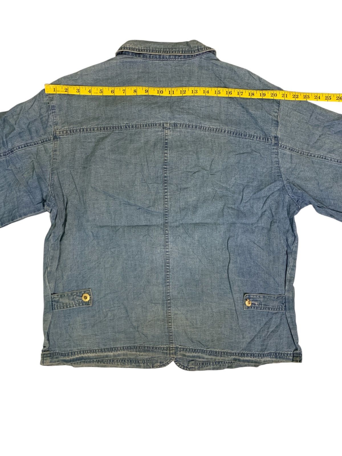 RENOWN Rare Design Vintage Renown Simple Life Soft Denim Jackets Size L / US 10 / IT 46 - 10 Thumbnail