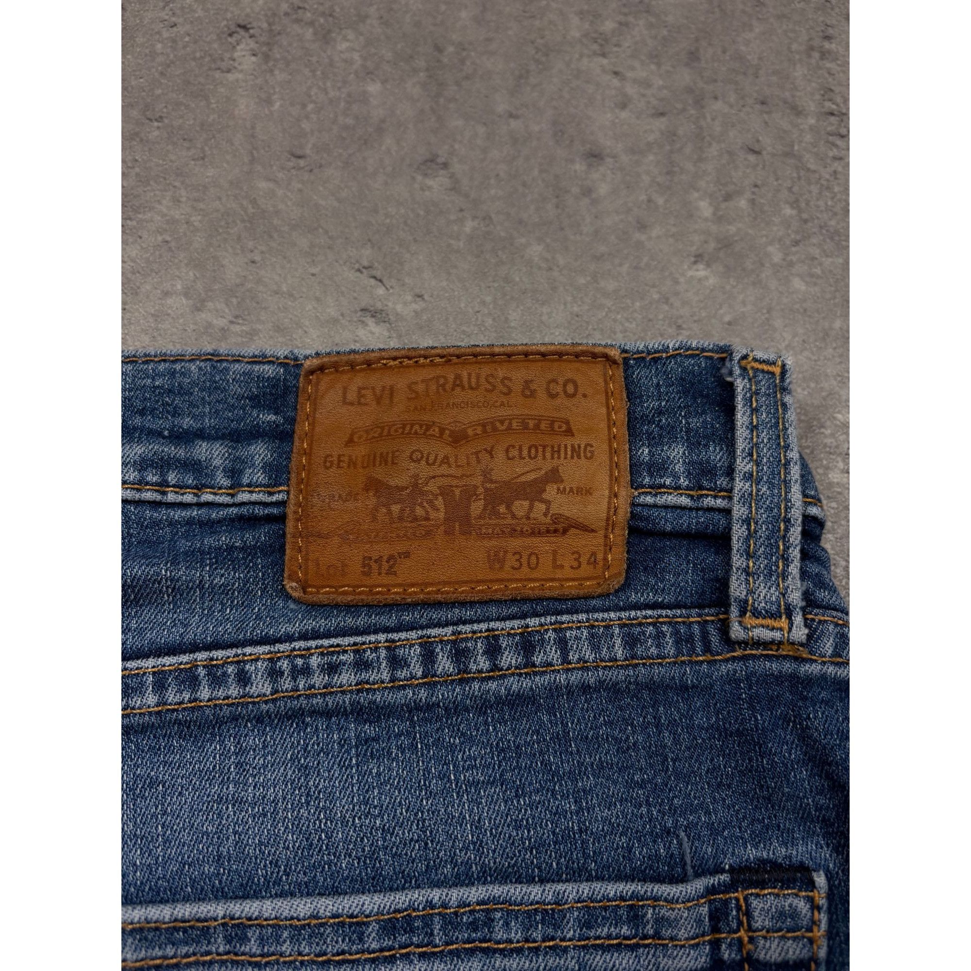 Levi's Levi’s 512 Slim Taper Jeans | W30 L34 | Premium Quality Blue Size US 30 / EU 46 - 10 Thumbnail