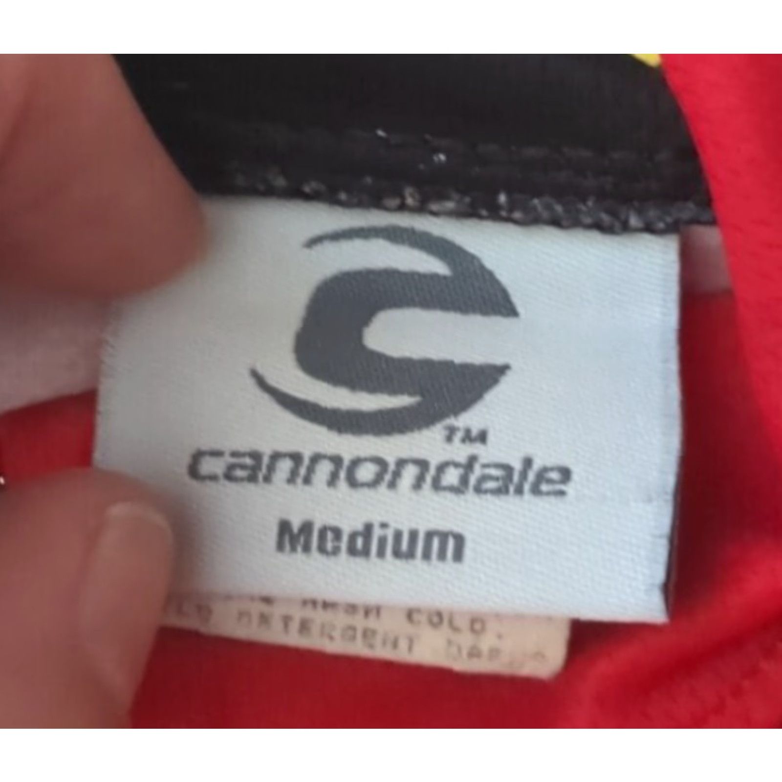 Vintage VINTAGE Cannondale Medium Cycling Bike Racing Zip Jersey Shirt Red Broadway Bikes Size US M / EU 48-50 / 2 - 3 Thumbnail