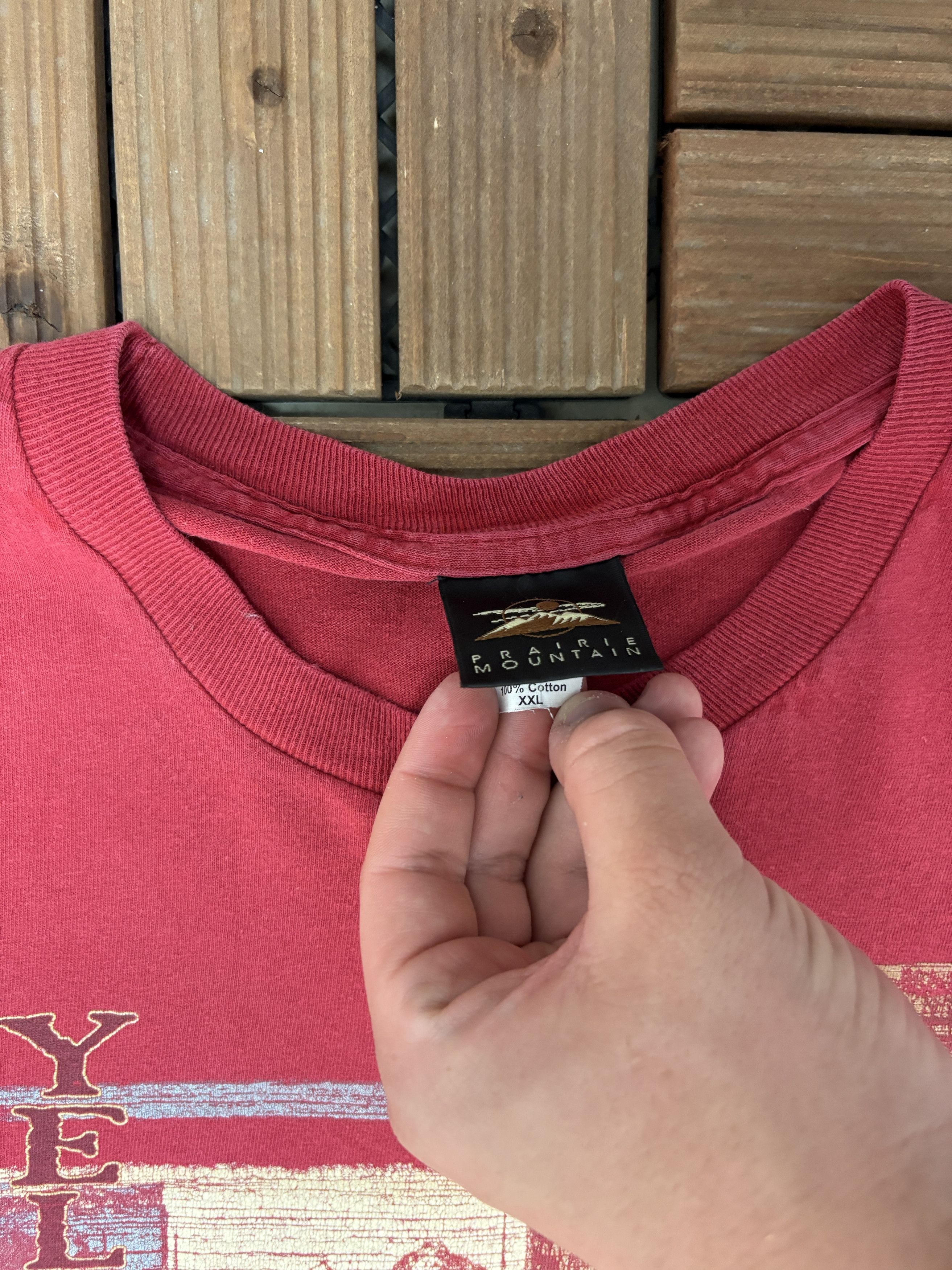 Vintage Yellowstone National Park Vintage Red T-Shirt Tee Size US XXL / EU 58 / 5 - 5 Thumbnail
