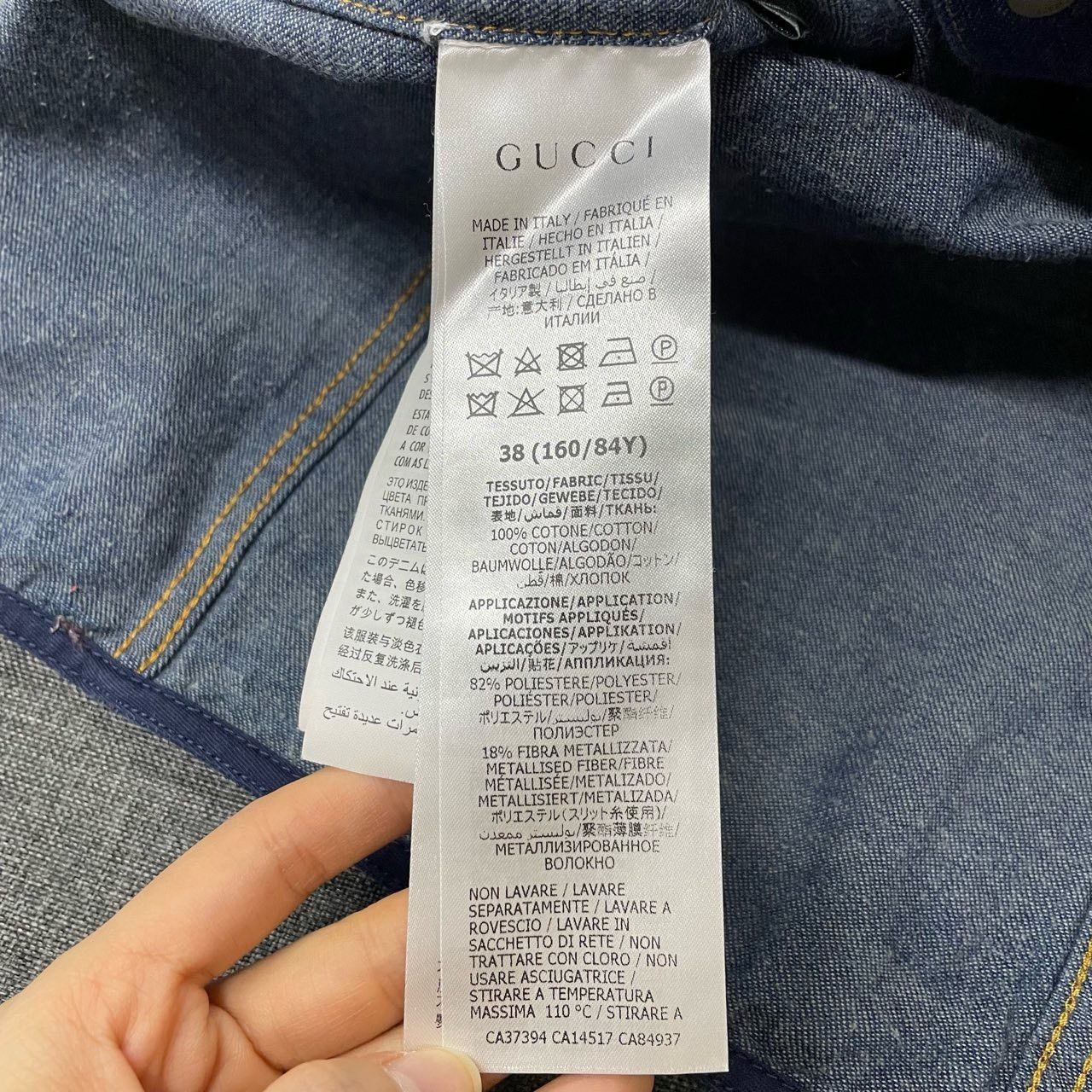 Gucci Gucci Size 38 Denim vintage logo shirt 2501-Nextarrow Size US XXS / EU 40 - 6 Thumbnail