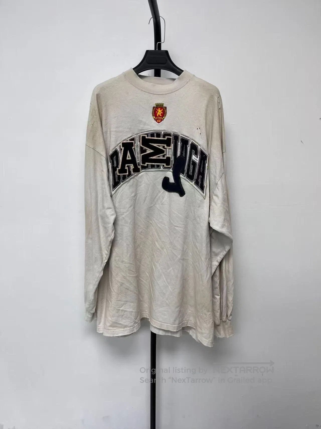 Balenciaga Balenciaga Men's Crewneck Printed Long-sleeve T-shirt. Size US L / EU 52-54 / 3 - 1 Thumbnail