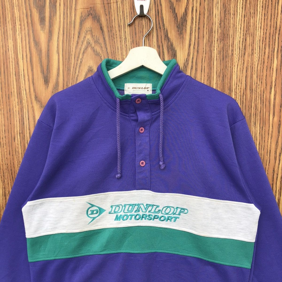 Dunlop Vintage Dunlop Motorsport Sweatshirt Pullover Sweater Size US M / EU 48-50 / 2 - 3 Thumbnail