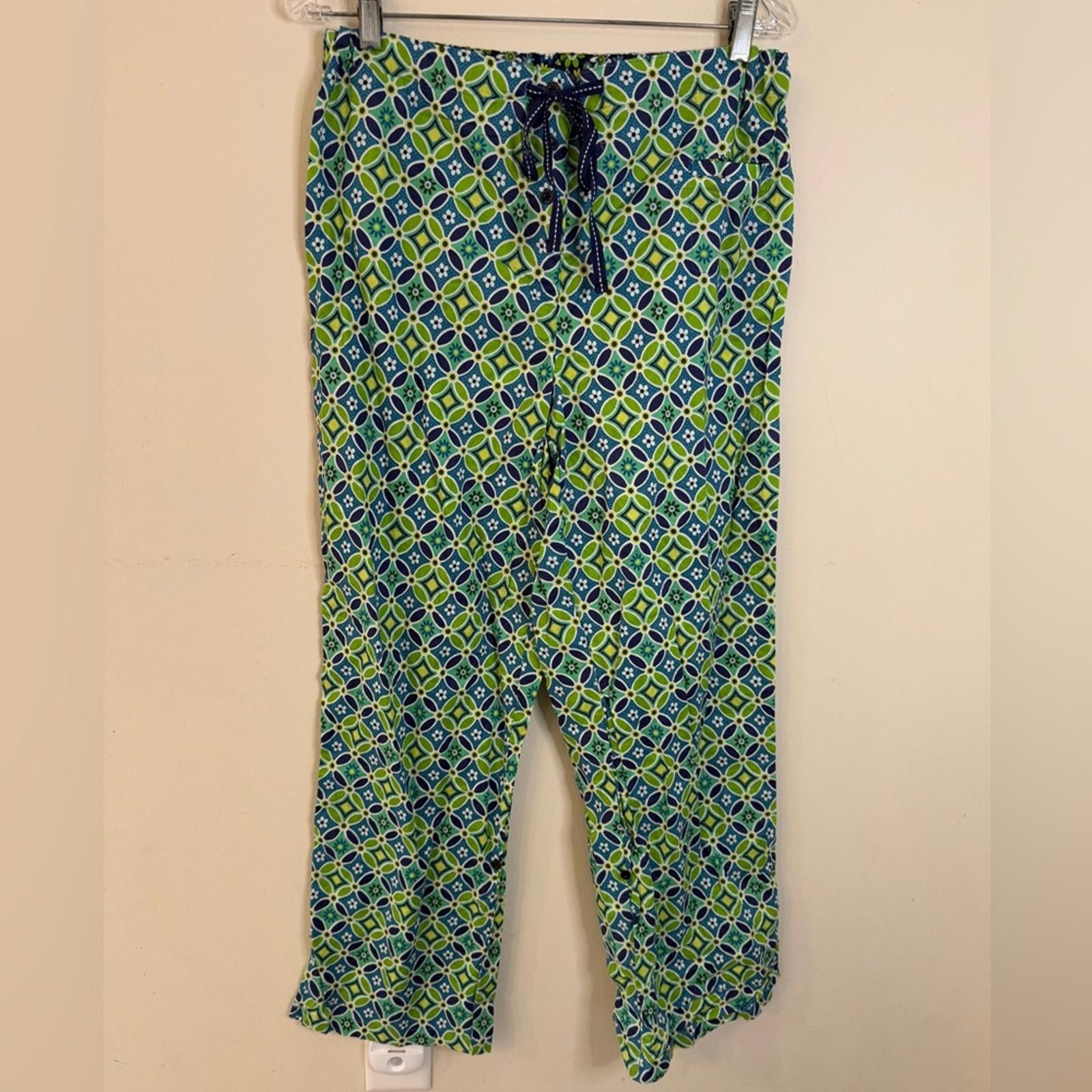 Other Vera Bradley preppy floral ankle pajama pants SZ M Size ONE SIZE - 1 Thumbnail