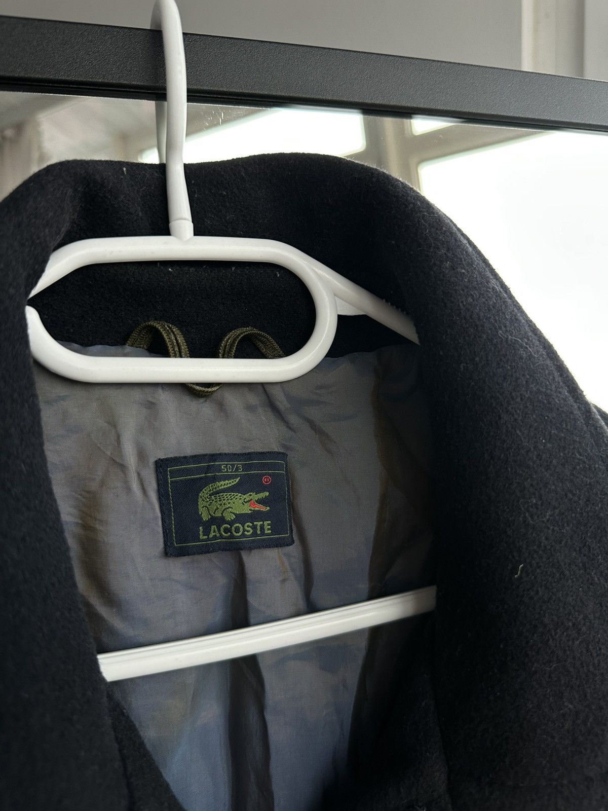 Lacoste Vintage Lacoste Wool Men’s Navy 90s Jacket Sz M-L Size US M / EU 48-50 / 2 - 3 Thumbnail