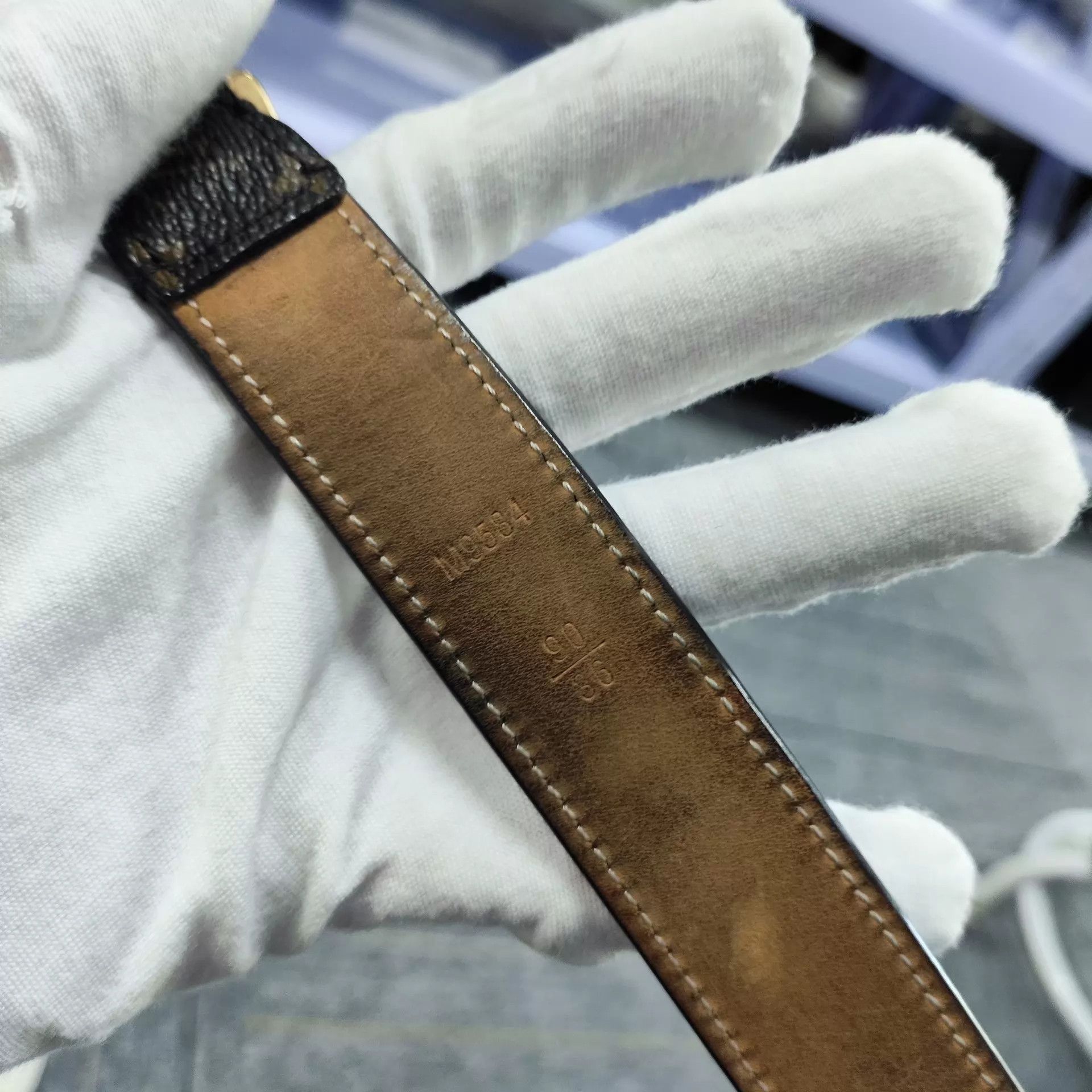 Louis Vuitton LV Monogram Brown Belt 90*36 Size ONE SIZE - 8 Thumbnail